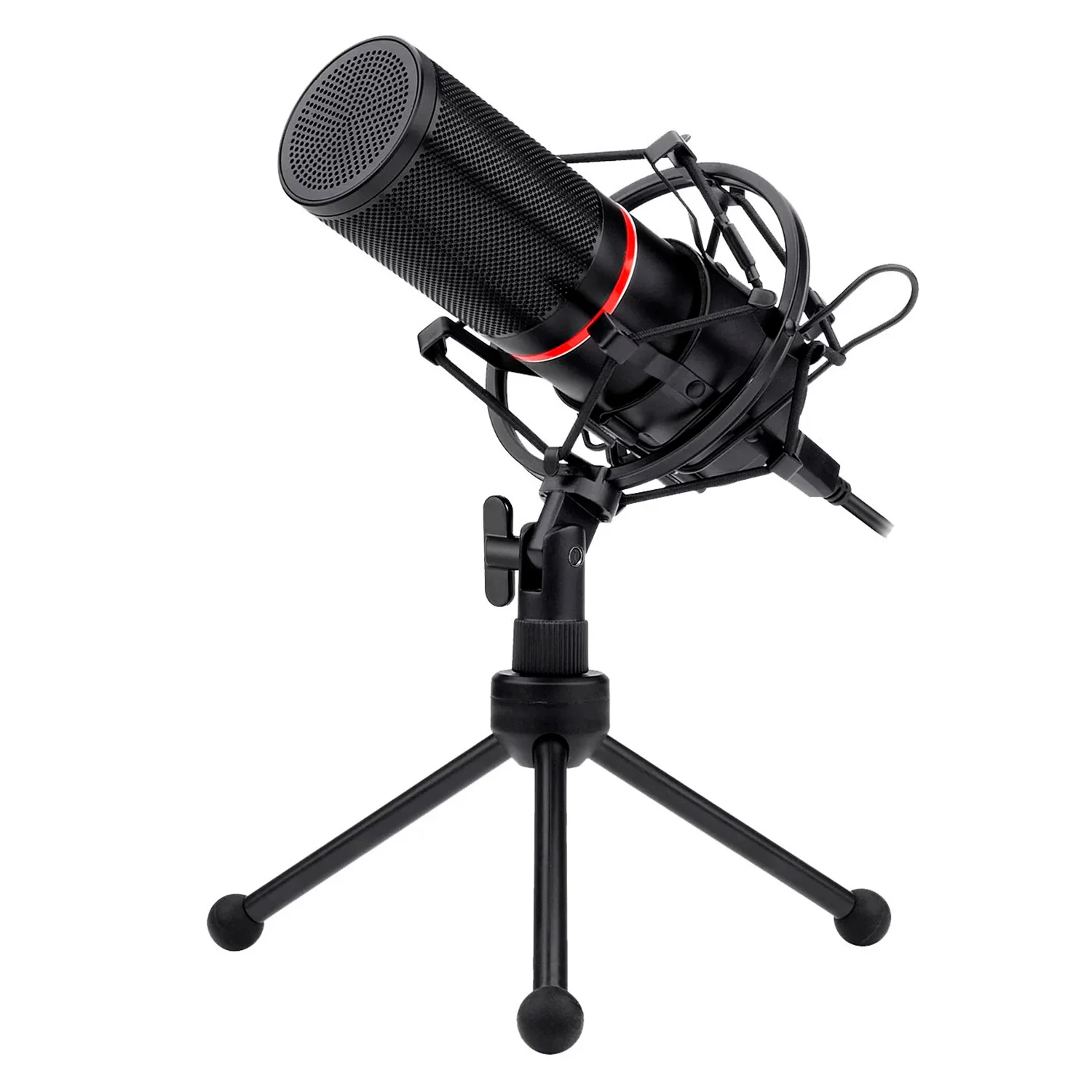 Microfone Condensador Gamer Redragon Blazar GM300 20kHz - Preto