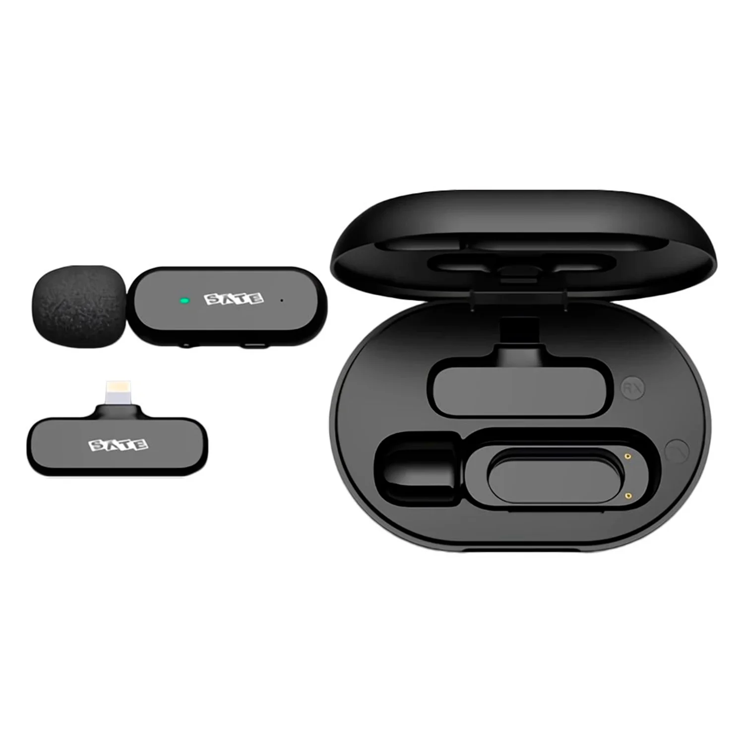Microfone Lapela Satellite A-MK152 Sem Fio para iOS - 1 Unidade