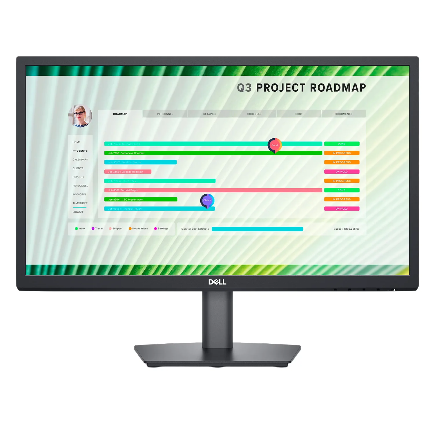 Monitor Dell E2223HV de 21,5" 60Hz VGA - Preto