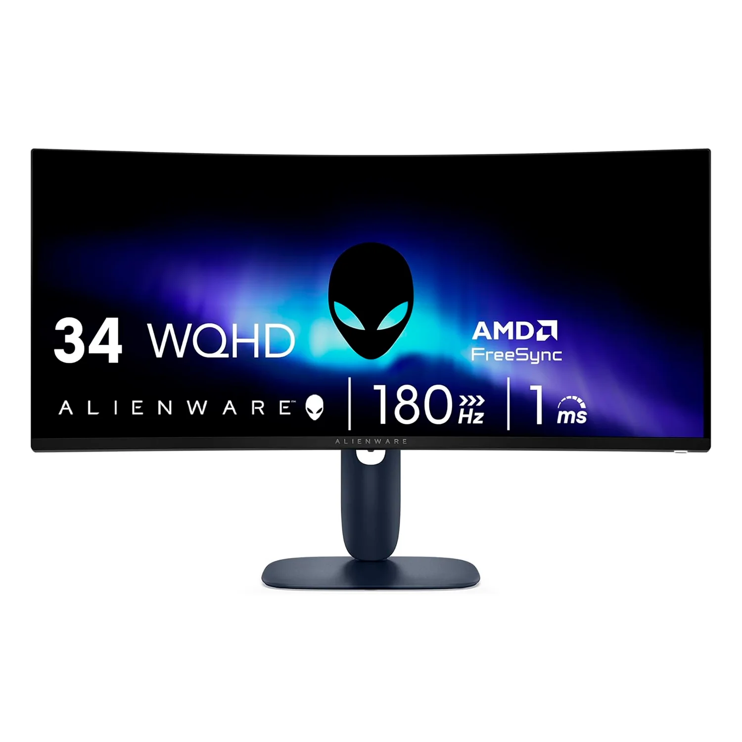 Monitor Gamer Dell Alienware AW3425DW 34" WQHD Curvo 180Hz VA - Preto