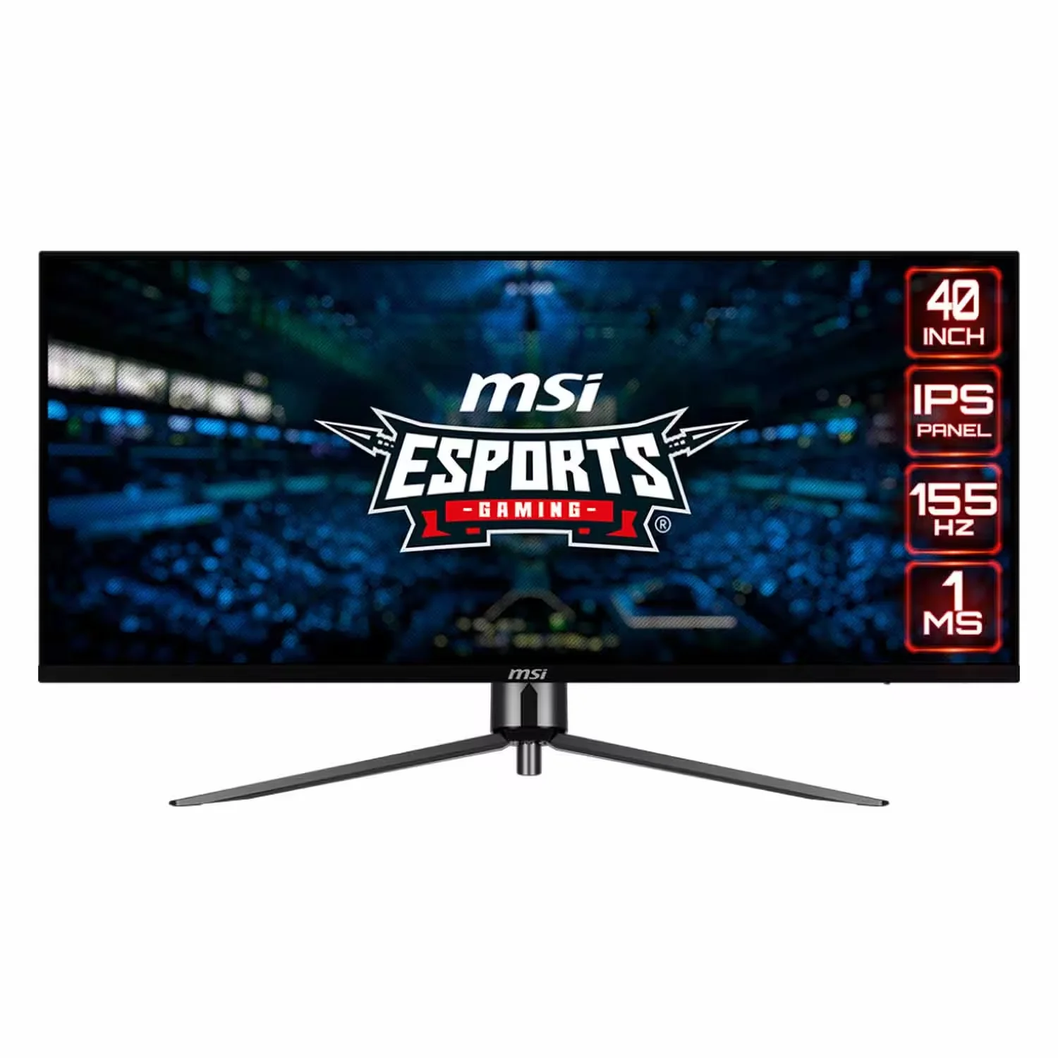 Monitor Gamer MSI MAG MAG401QR 40" QHD UltraWide 155Hz IPS + Mouse + Teclado - Preto