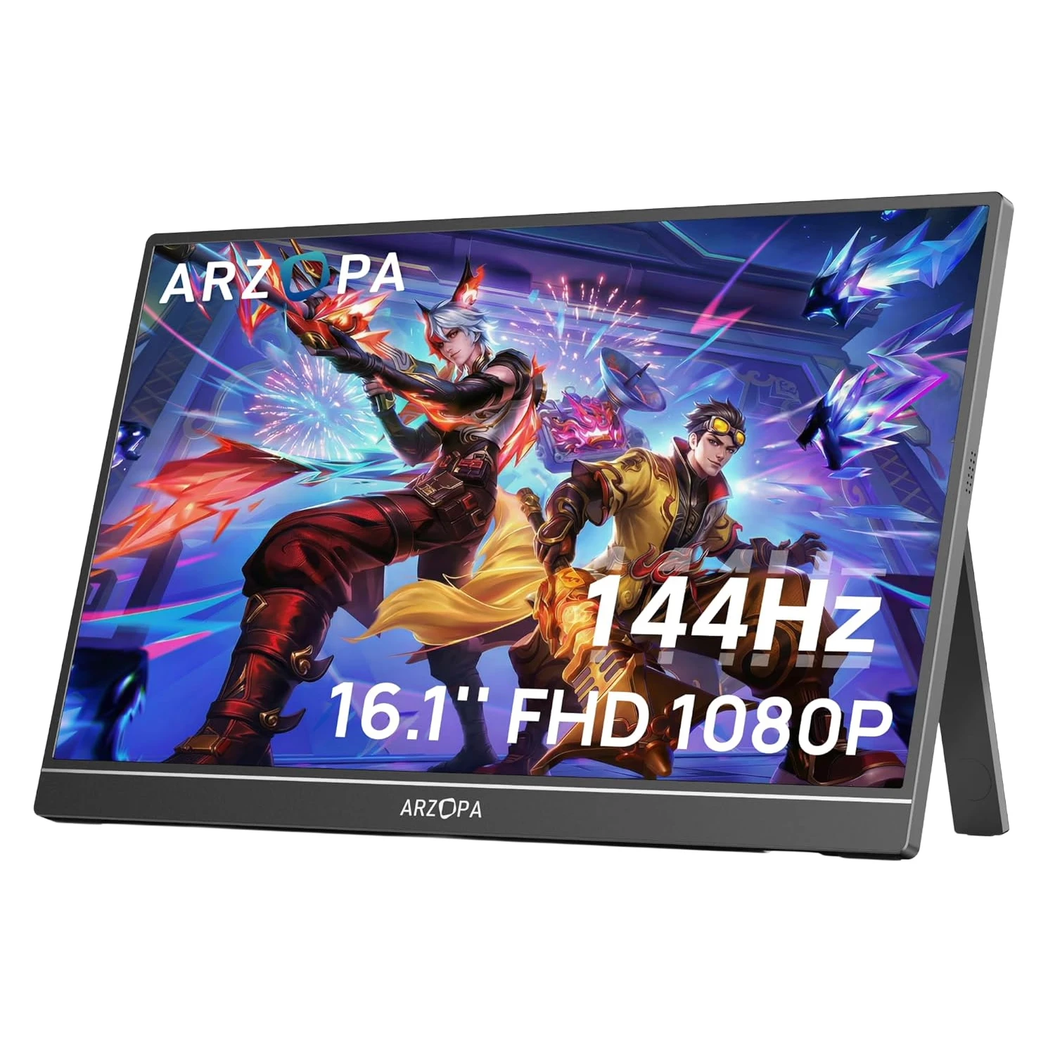 Monitor Portátil Gamer Arzopa Z1FC 16.1" Full HD 144Hz IPS USB-C - Cinza