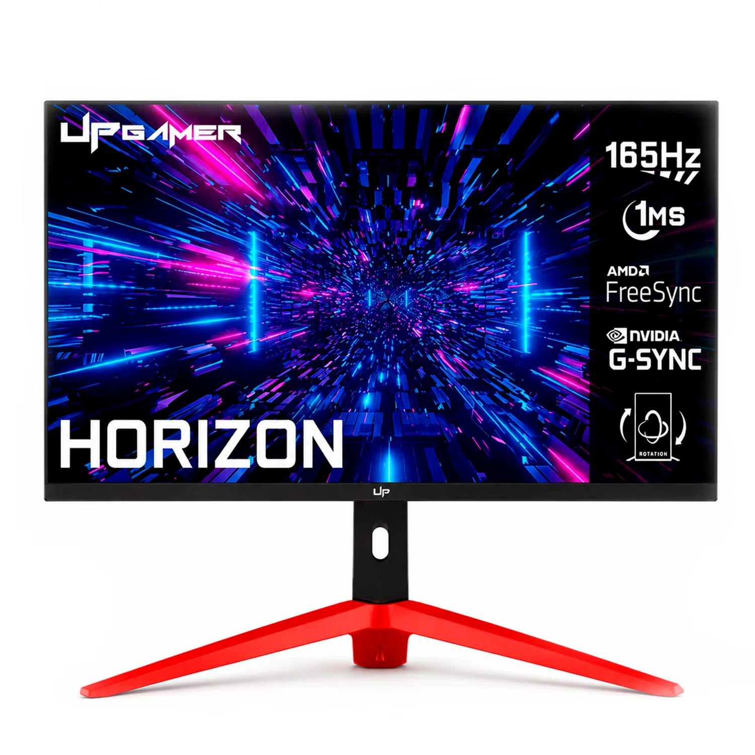 Monitor Up Gamer Horizon HZ32VA165BK 32" Full HD Curvo RGB 165Hz - Preto