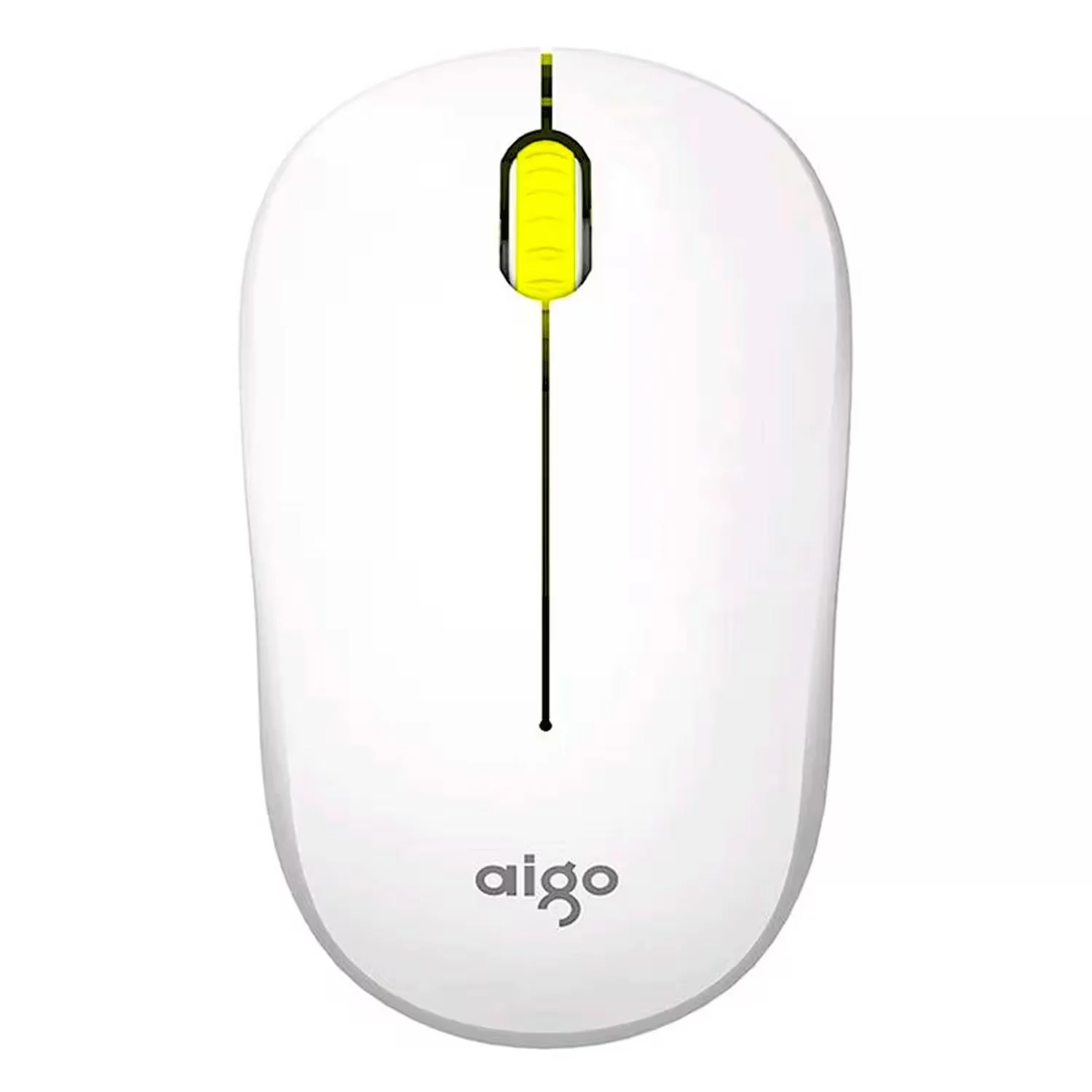 Mouse Aigo M35 1600 DPI Sem Fio - Branco
