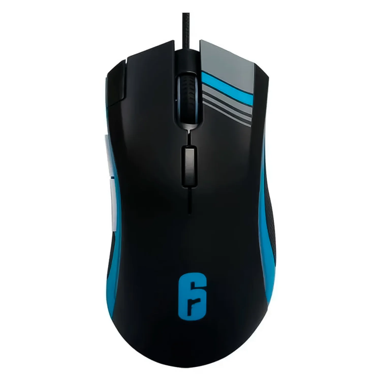 Mouse Gamer Checkpoint MX-200 R6-MS-1000 1000 DPI Com Fio RGB - Preto