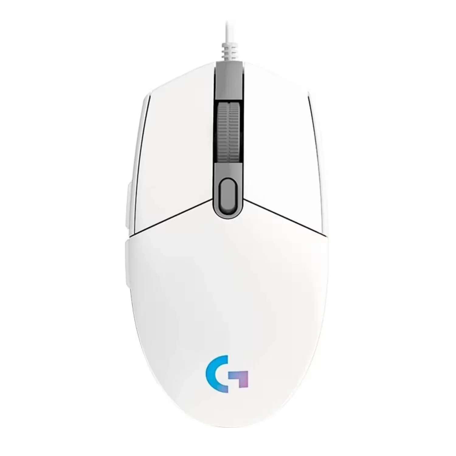 Mouse Gamer Logitech G203 Lightsync 910-005794 8000 DPI USB RGB - Branco