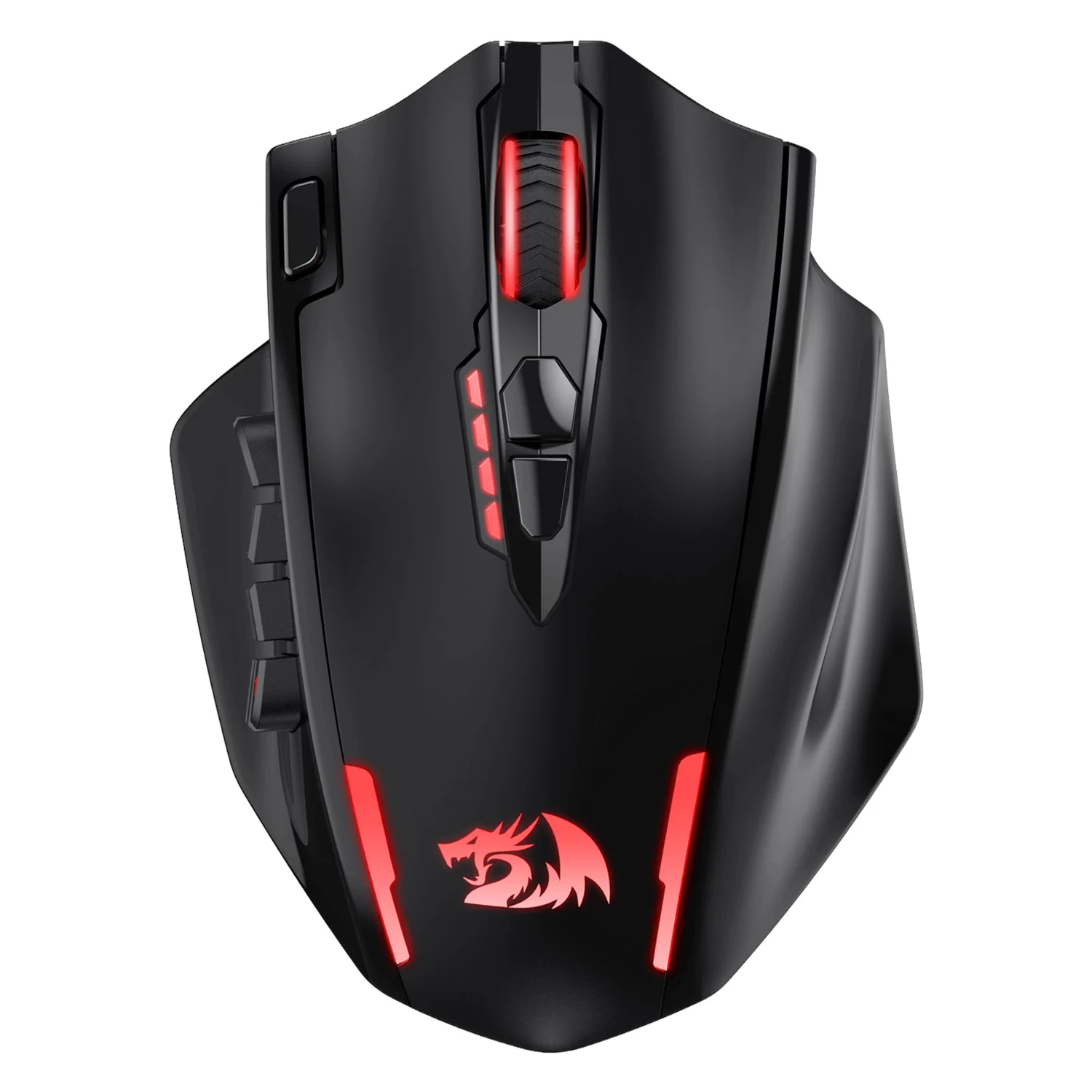 Mouse Gamer Redragon Impact Elite M913 RGB 16000 DPI USB-C - Preto
