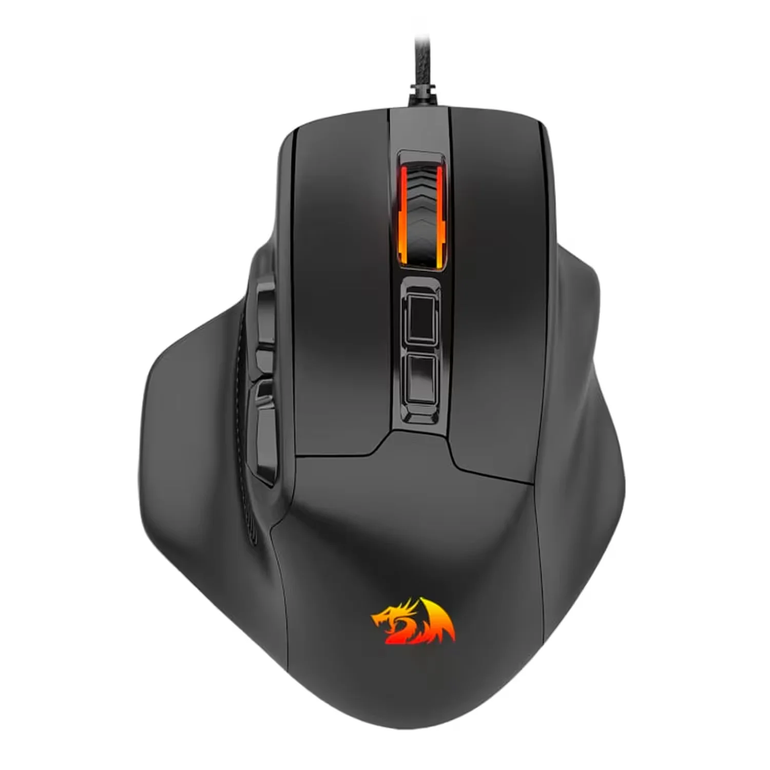 Mouse Gamer Redragon M806 Bullseye RGB 12400 DPI USB - Preto