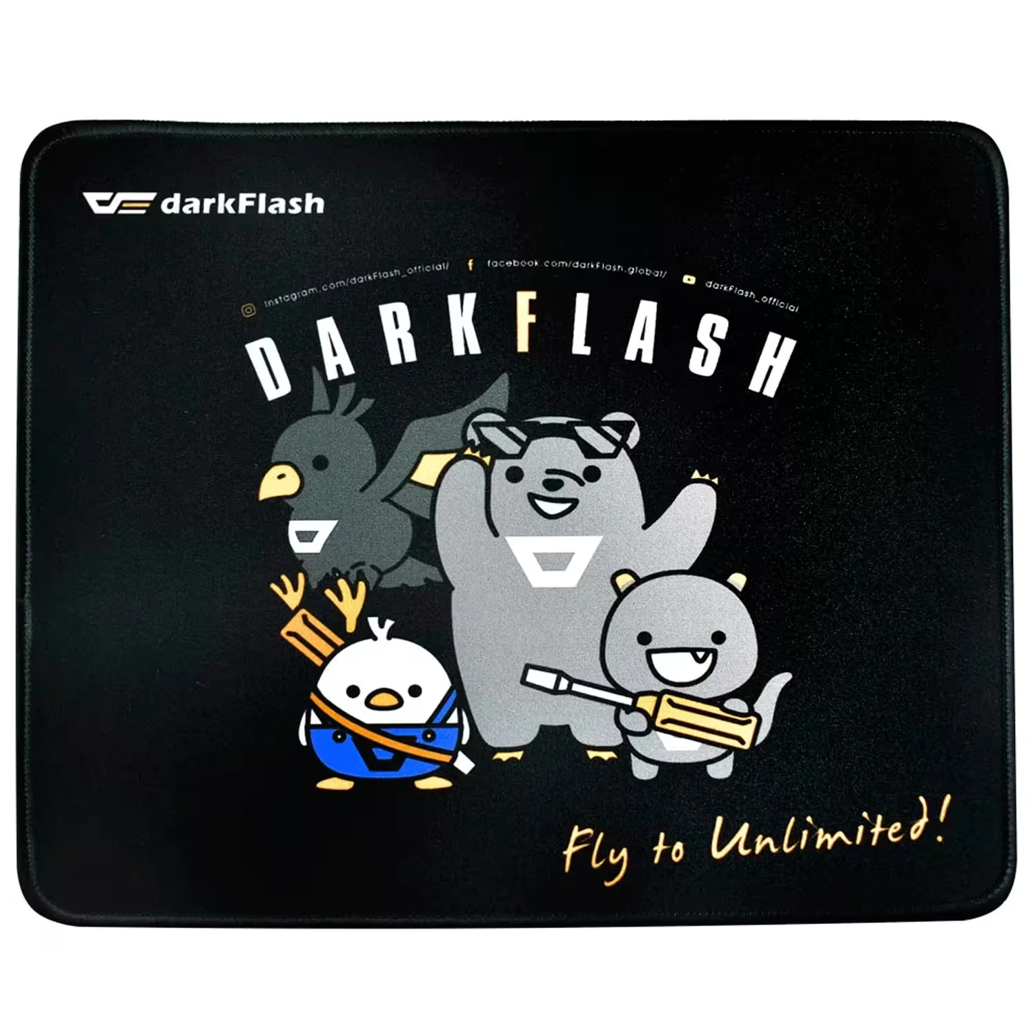 Mousepad darkFlash Flex 300 300 x 250mm - Preto