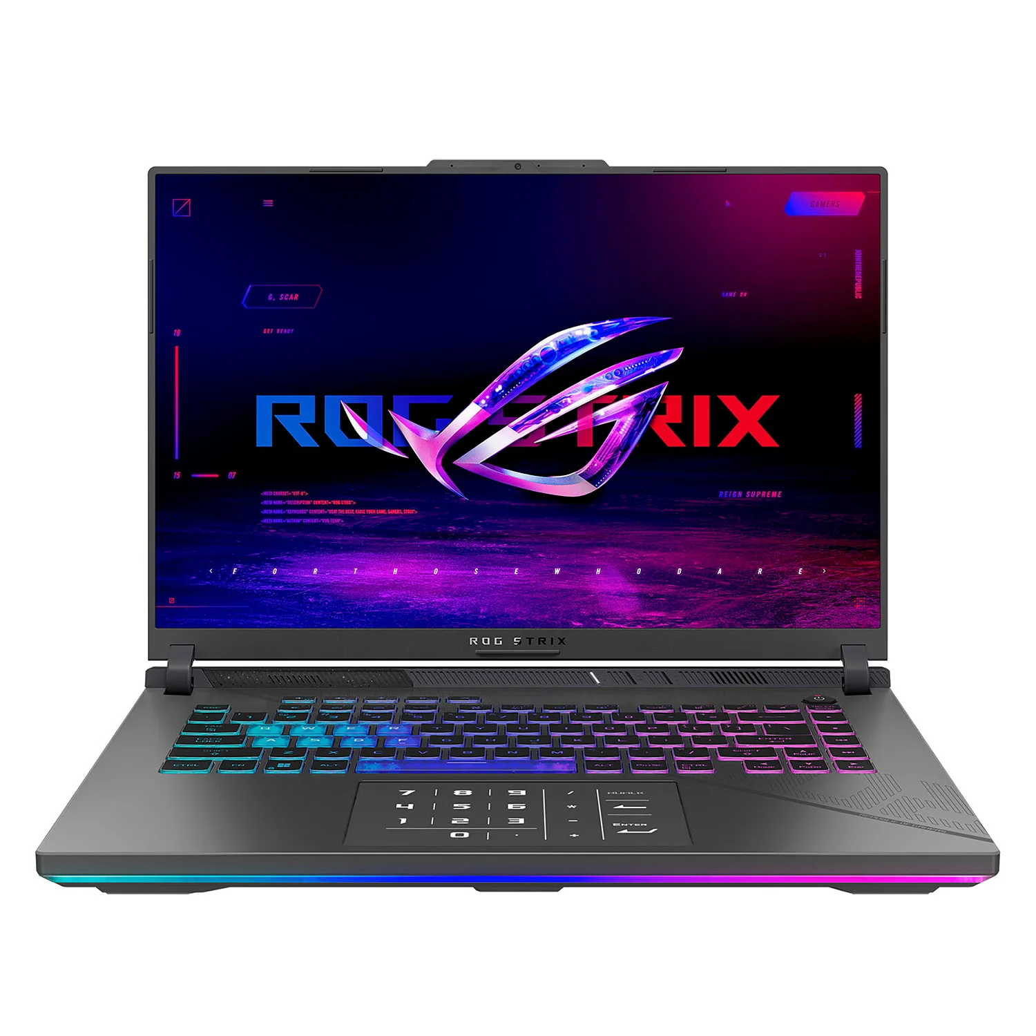 Notebook Asus ROG Strix G16 G614PR-G16 16" AMD Ryzen 9 8940HX 1TB SSD 16GB RAM NVIDIA GeForce RTX 5070 Ti 12GB - Preto