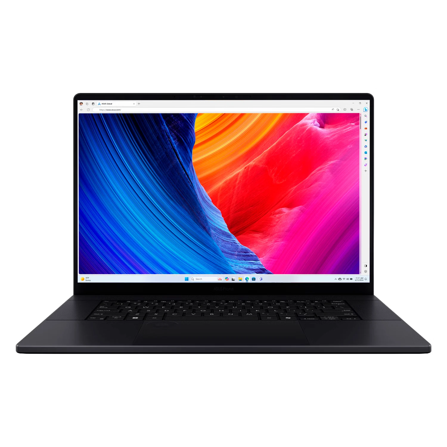 Notebook Gamer ASUS ProArt P16 AMD Ryzen AI 9 HX370 RTX 5090 64GB RAM 4TB SSD Tela 16" Full HD Touch Windows 11 Inglês Preto - H7606WX-XH99T