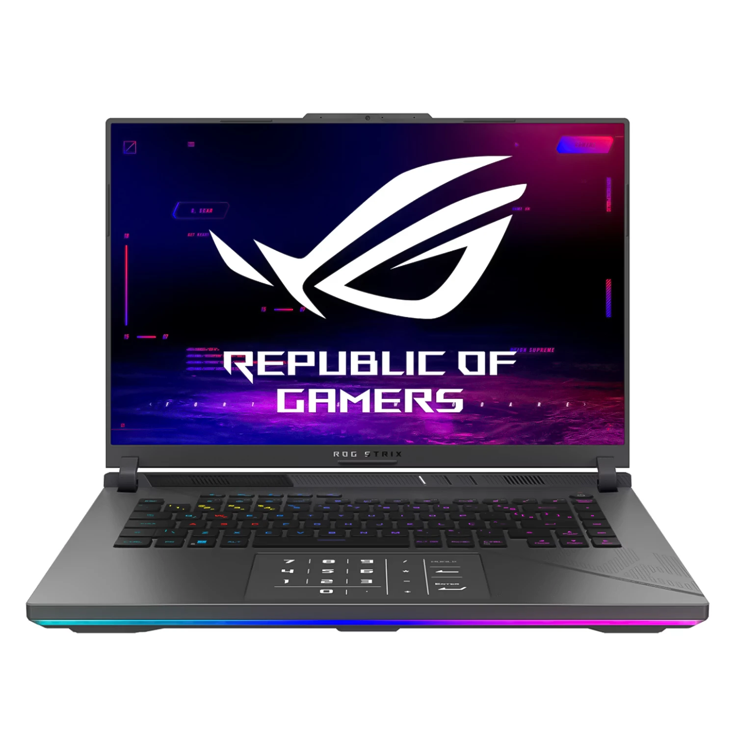 Notebook Gamer ASUS ROG Strix AMD Ryzen 9-9955HX RTX 5070 8GB 16GB RAM 1TB SSD Tela 16" Windows 11 Inglês Cinza - G614FP-RV010W