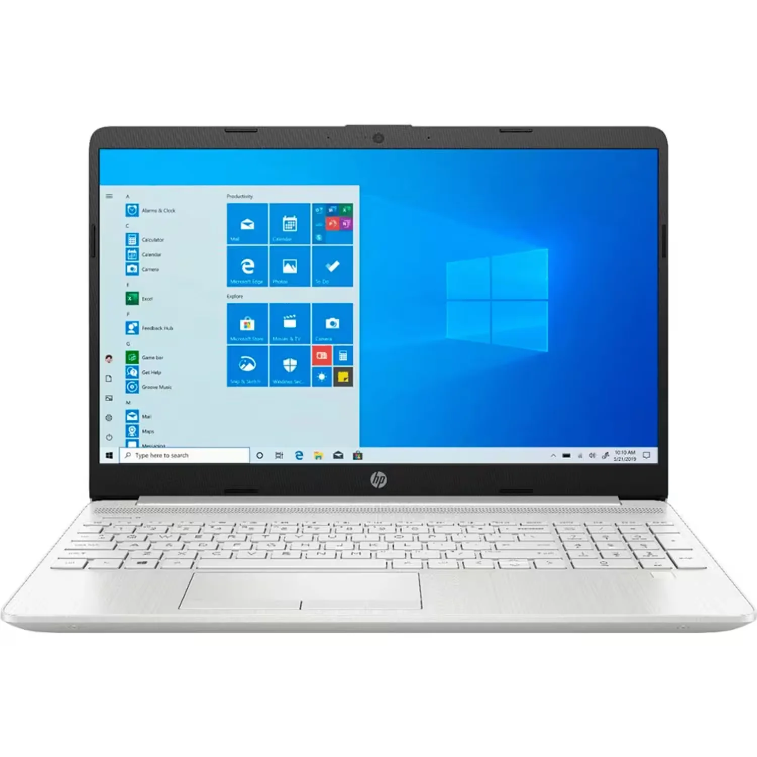 Notebook HP 15-DW3033DX 15.6" Intel I3-1115G4 256GB SSD 8GB RAM - Prata