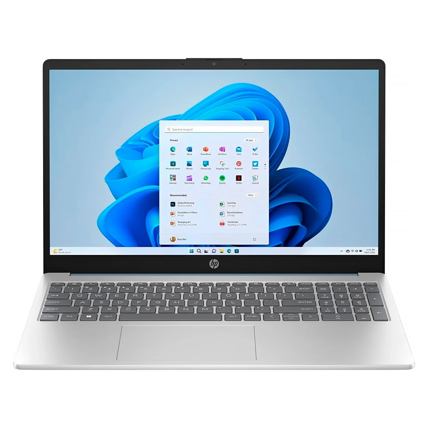 Notebook HP 15-FC0057WM 15.6" AMD Ryzen 7-7730U 512GB SSD 16GB RAM - Prata