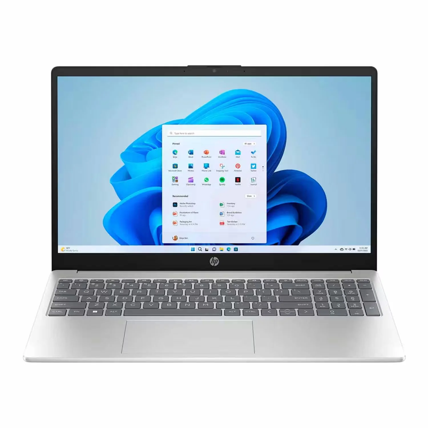 Notebook HP 15-FD0095WM 15.6" Intel Core i5-1235U 256GB SSD 8GB RAM - Prata