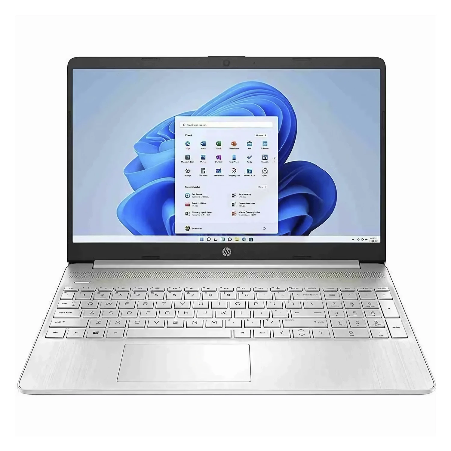 Notebook HP AMD Ryzen 7-5700U 8GB RAM 256GB SSD Tela 15.6" Full HD Windows 11 Inglês Azul - 15-EF2025NR