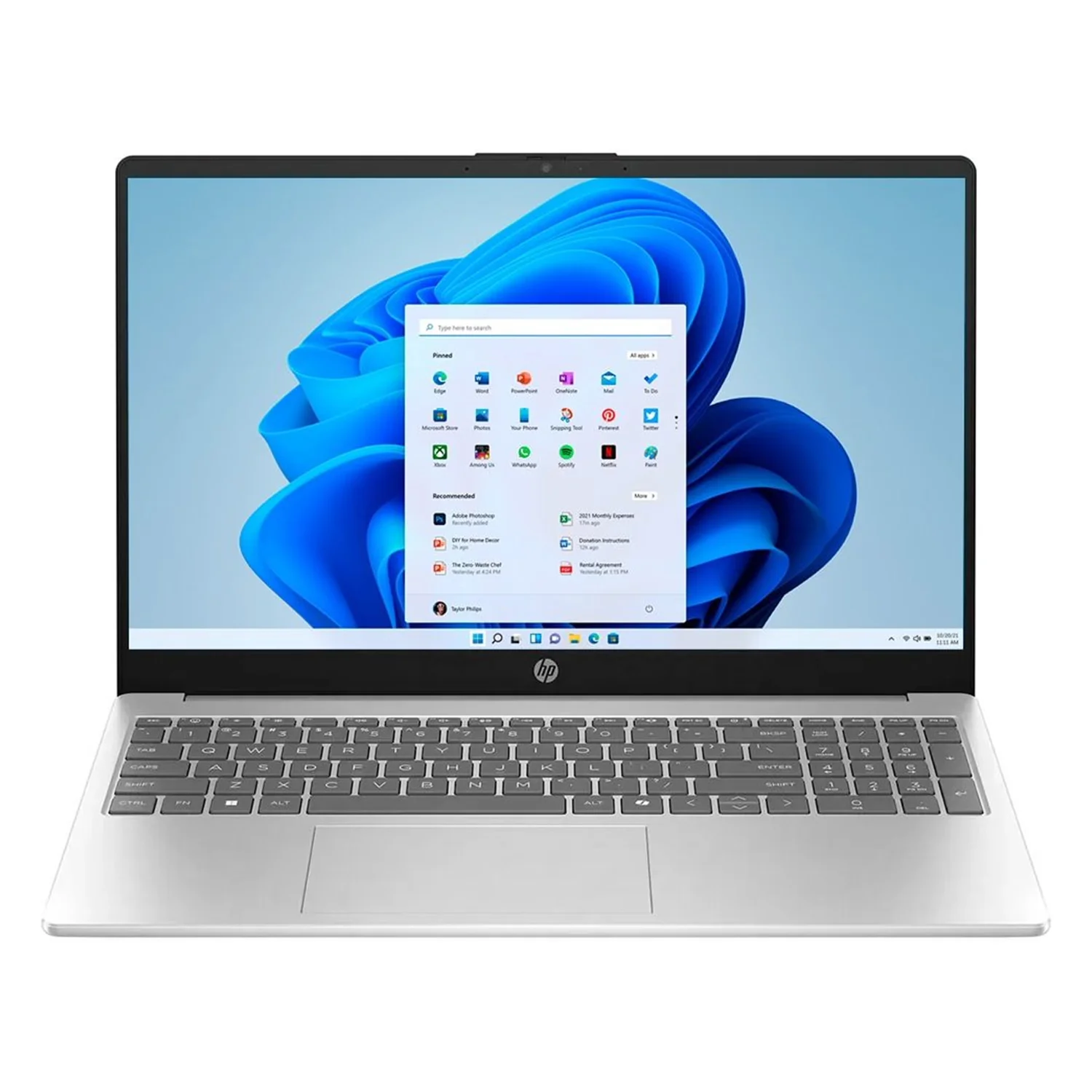 Notebook HP Intel Core i5-1334U 8GB RAM 512GB SSD Tela 15.6" Full HD Windows 11 Inglês Prata - 15-FD0250WM