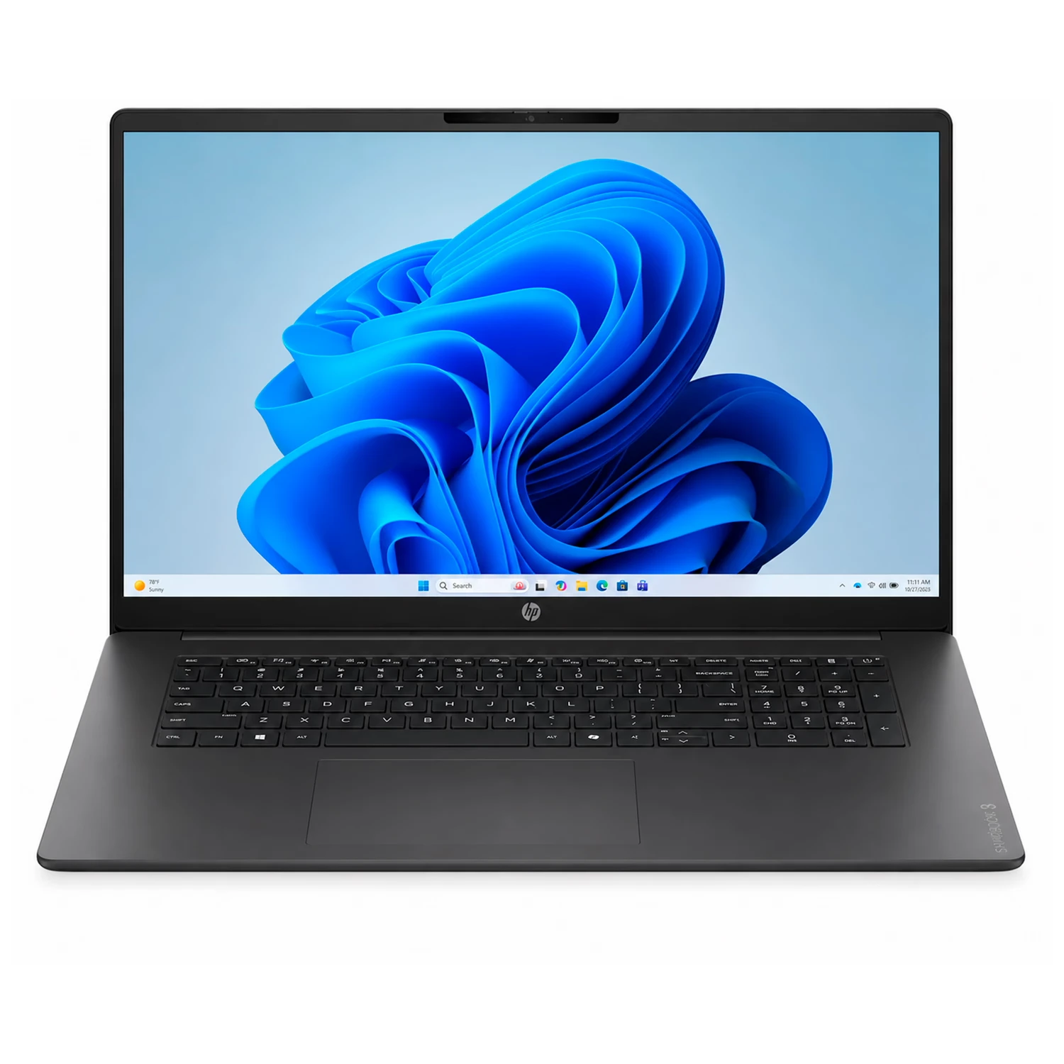 Notebook HP OmniBook 3 AI Intel Core Ultra 7-255U 16GB RAM 1TB SSD Tela 17.3" Full HD Windows 11 Inglês Prata - 17-DG0117DX
