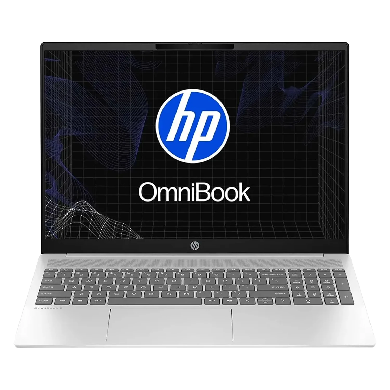 Notebook HP Omnibook 5 AMD Ryzen 5-8540U 8GB RAM 512GB SSD Tela 16" 2K Windows 11 Inglês Prata - 16-BC1052WM