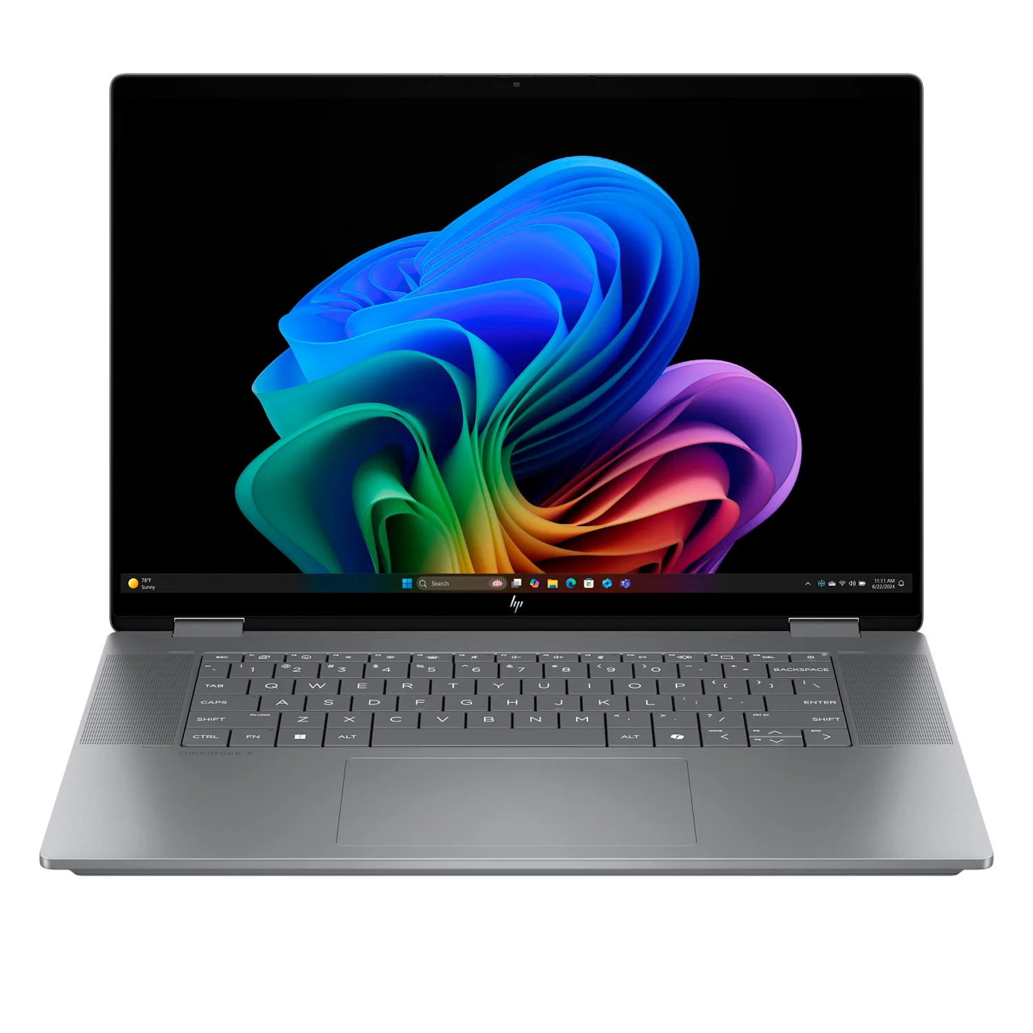 Notebook HP Omnibook X 16-AS0033DX 16" Intel Ultra 7-258V 2TB SSD 32GB RAM - Cinza