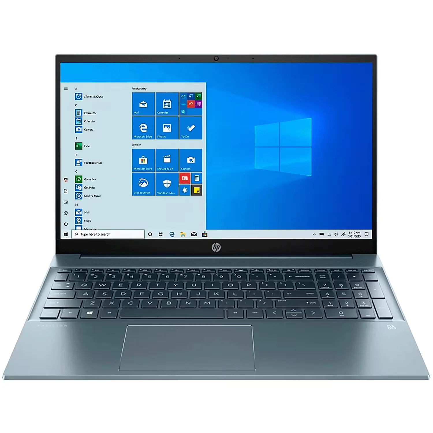 Notebook HP Pavilion 15-EH1052WM 15.6" AMD Ryzen R5-5500U 512GB SSD 8GB RAM - Azul