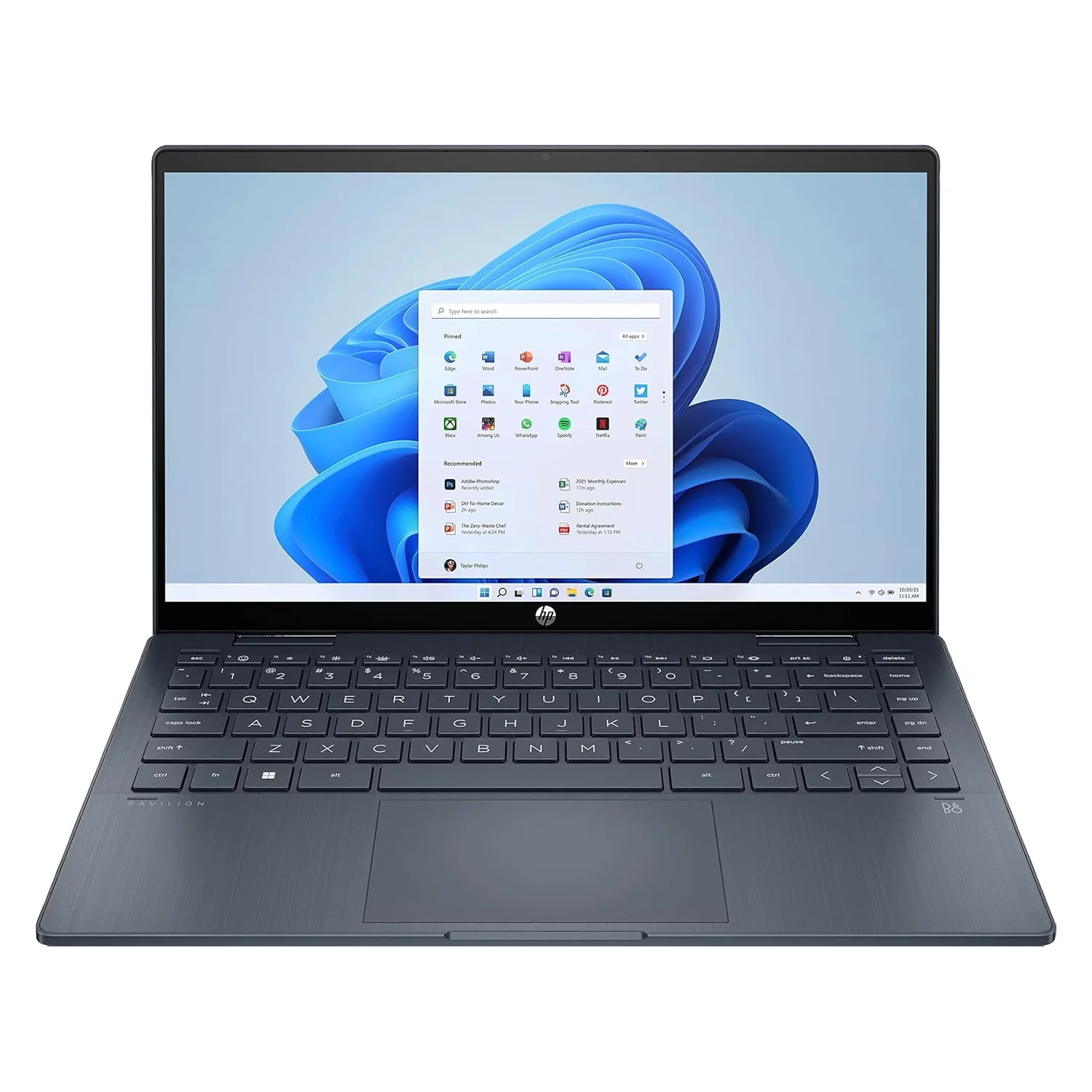 Notebook HP Pavilion x360 14-EK0013DX 15.6" Intel Core i3-1215U 256GB SSD 8GB RAM Touch - Azul