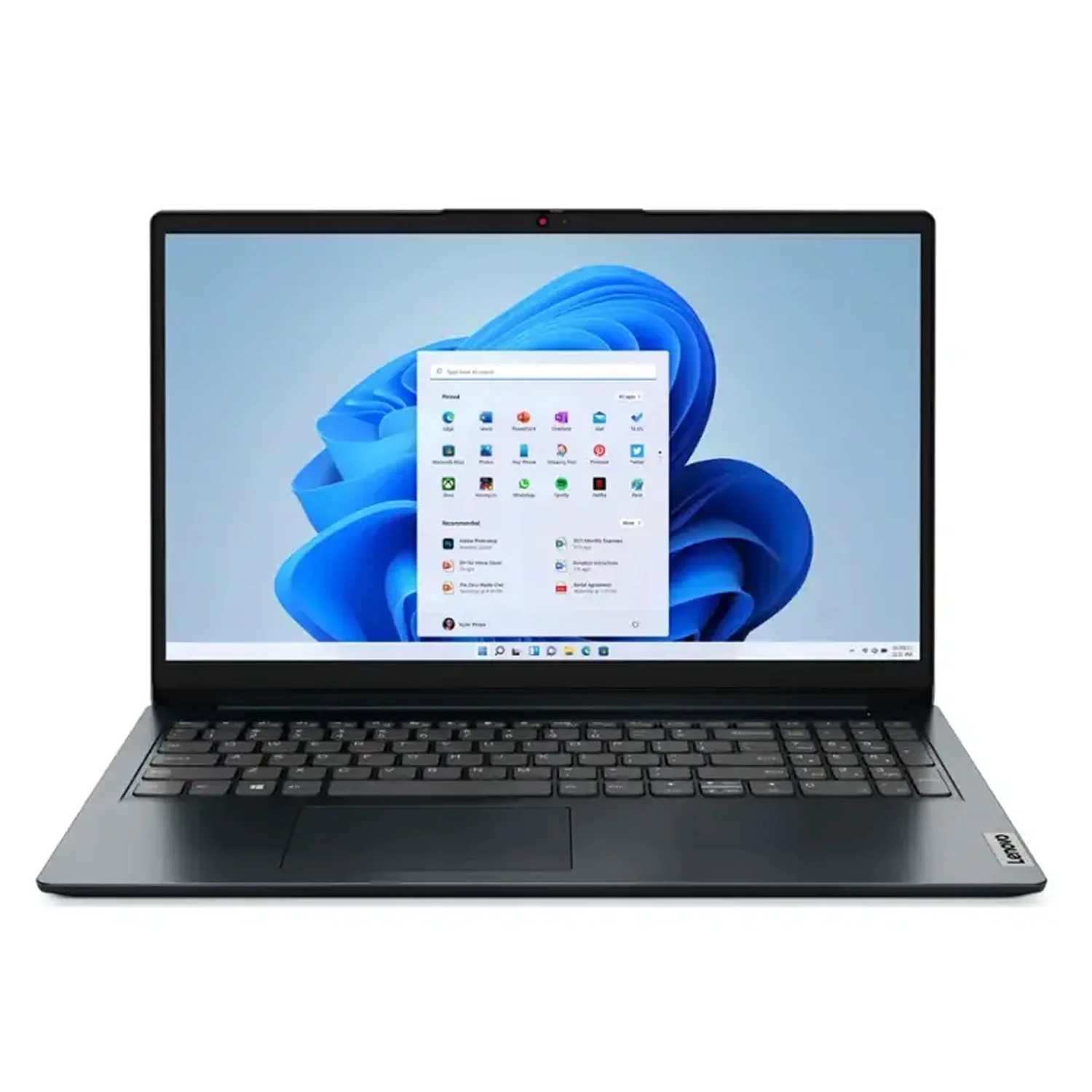 Notebook Lenovo IdeaPad 1 82LX00D3US 15.6" Intel Celeron N4500 128GB eMMC 4GB RAM - Azul