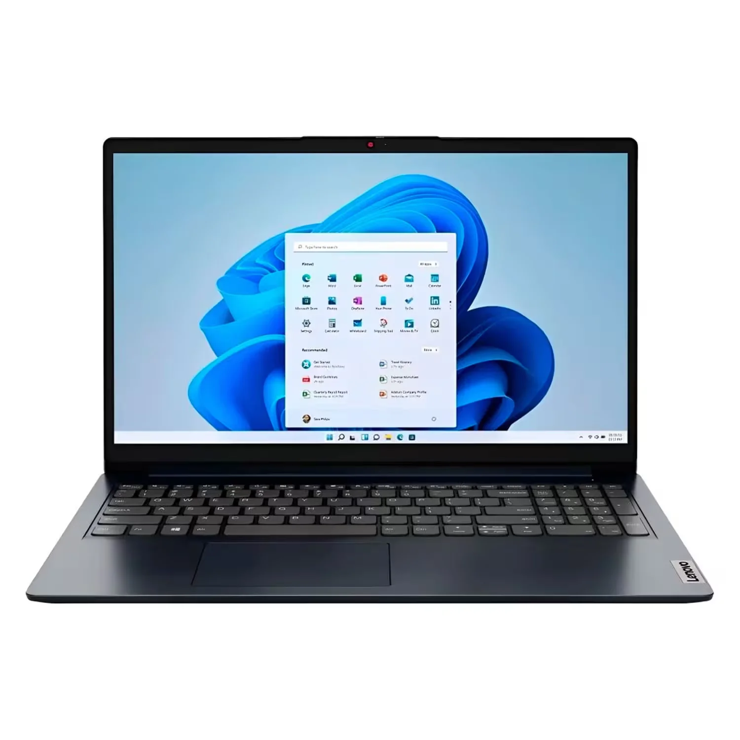 Notebook Lenovo IdeaPad 1 82VG00MYUS 15.6" AMD Ryzen 5-7520U 256GB SSD 8GB RAM - Azul