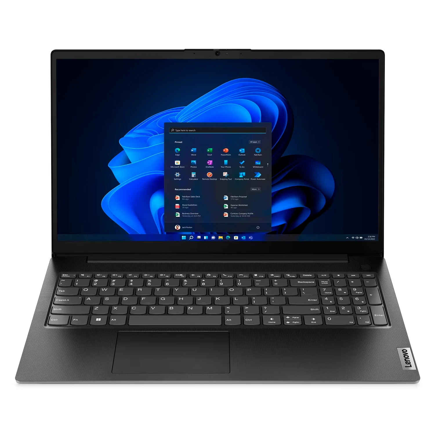 Notebook Lenovo V15 AMD Ryzen 3-7320U 16GB RAM 512GB SSD Tela 15.6" Full HD Windows 11 Inglês Preto - 83CQ0025US