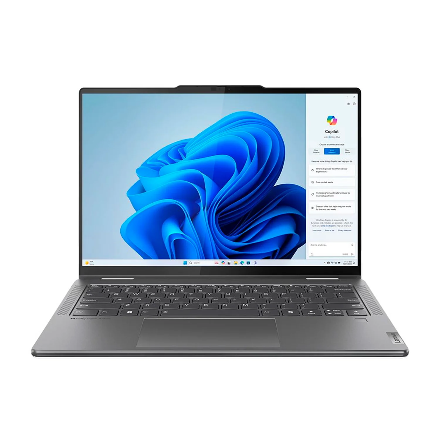 Notebook Lenovo Yoga 7 14IML9 83DJ0001US X360 14" Intel Core Ultra 5-125U 512GB 16GB RAM - Cinza