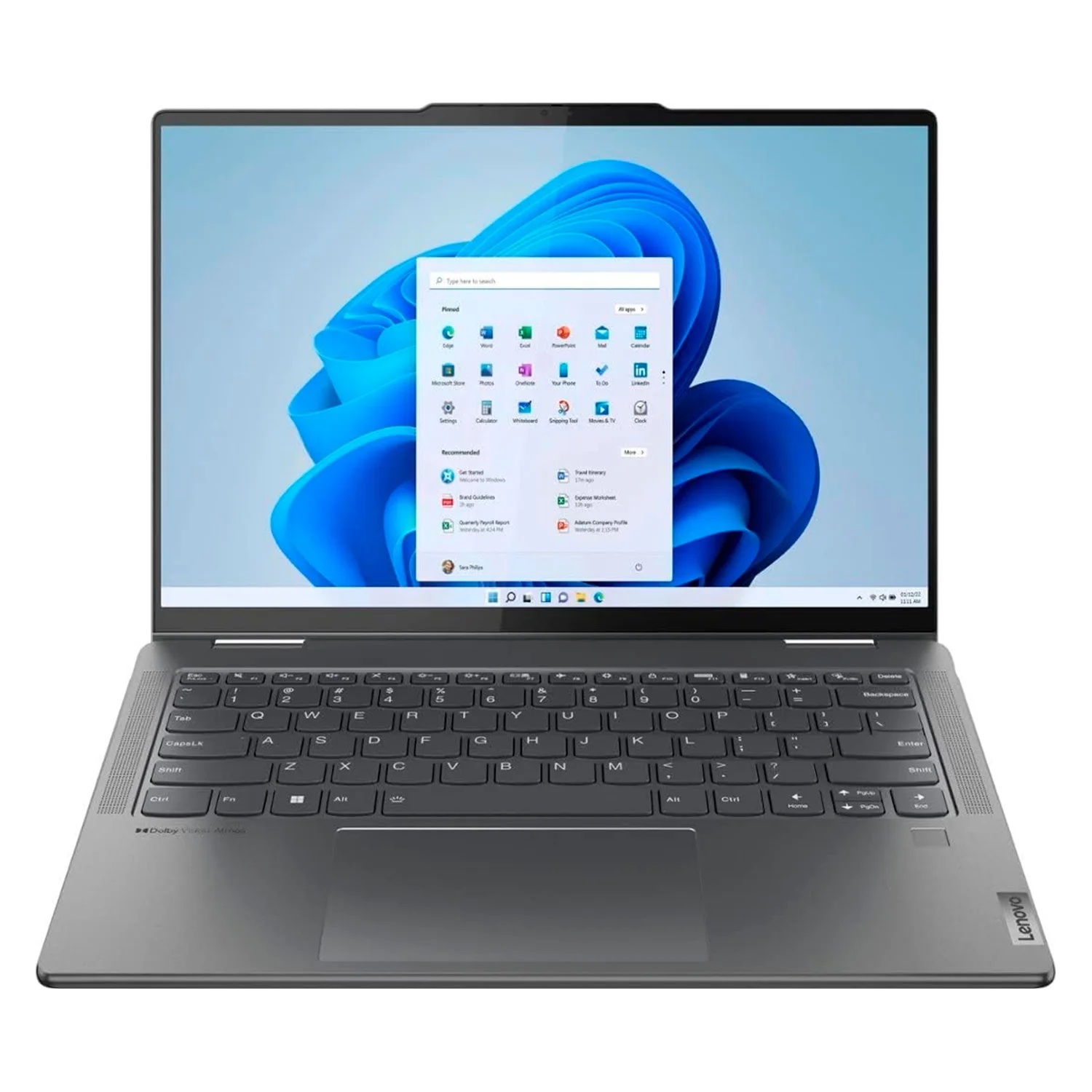 Notebook Lenovo Yoga 7 2 em 1 83DK000AUS 14" AMD Ryzen 7 8840HS 1TB SSD 16GB RAM - Cinza