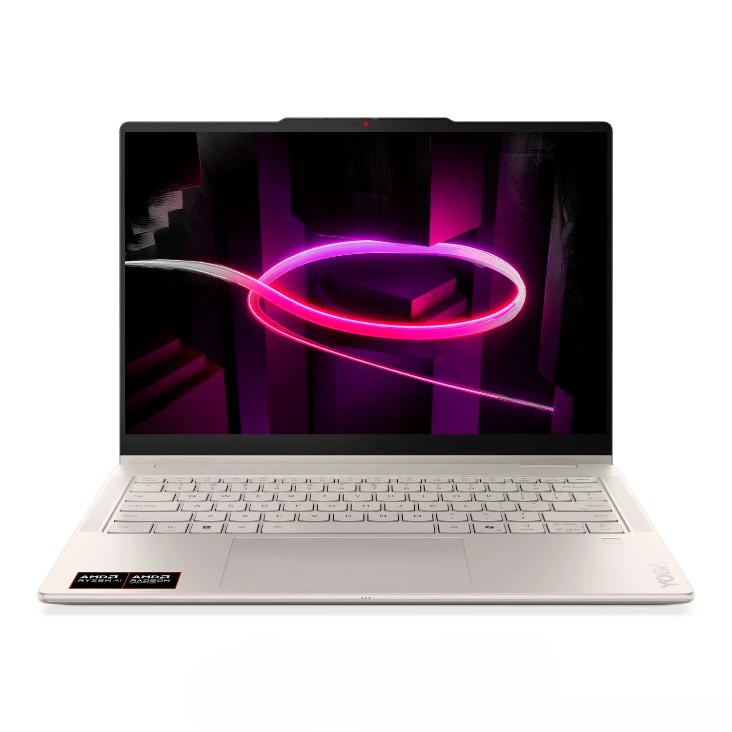 Notebook Lenovo Yoga AMD Ryzen AI 5-430 16GB RAM 512GB SSD Tela 14" 2K OLED Touch Windows 11 Inglês Seashell - 83TD0000US