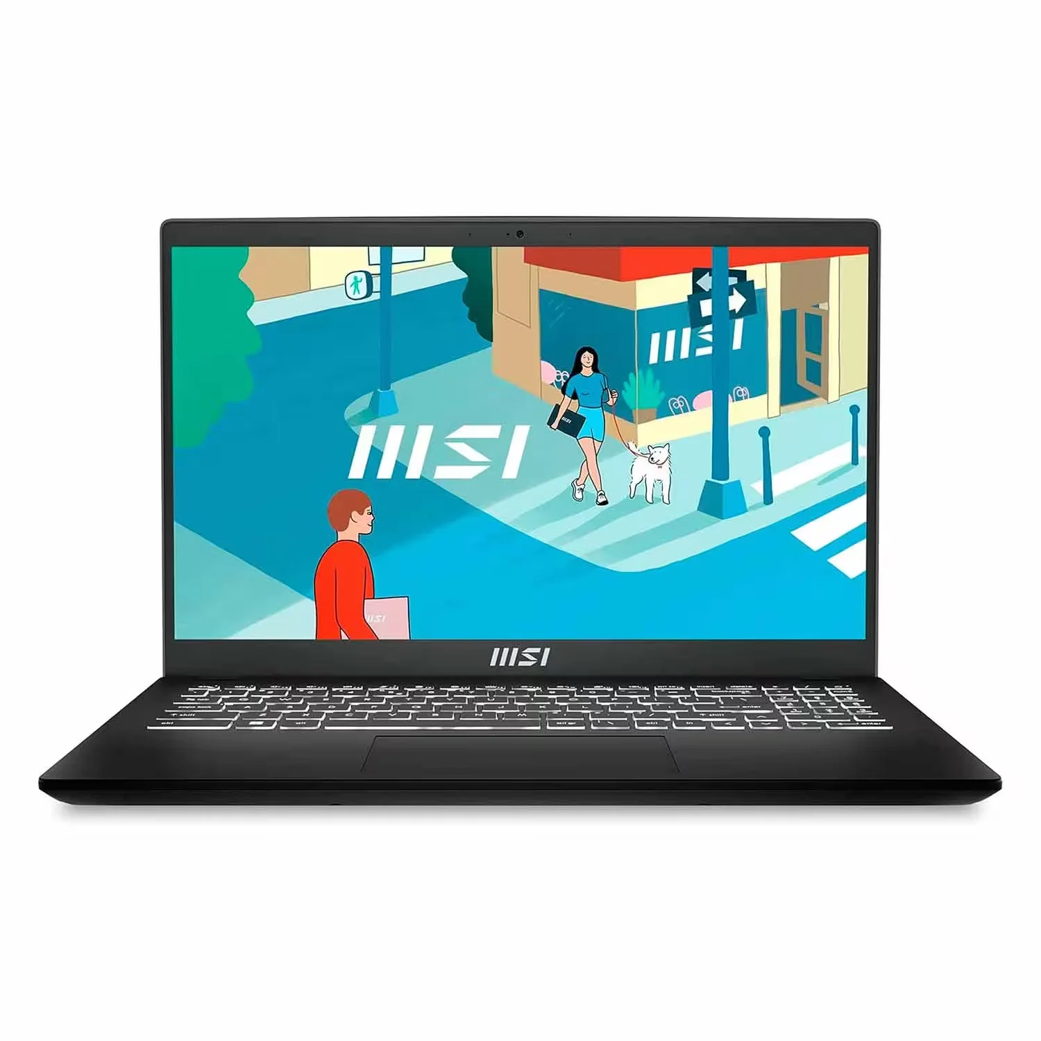 Notebook MSI Modern 15 B13M-1016US 15.6" Intel Core i7 1355U 512GB SSD 16GB RAM Inglês - Preto