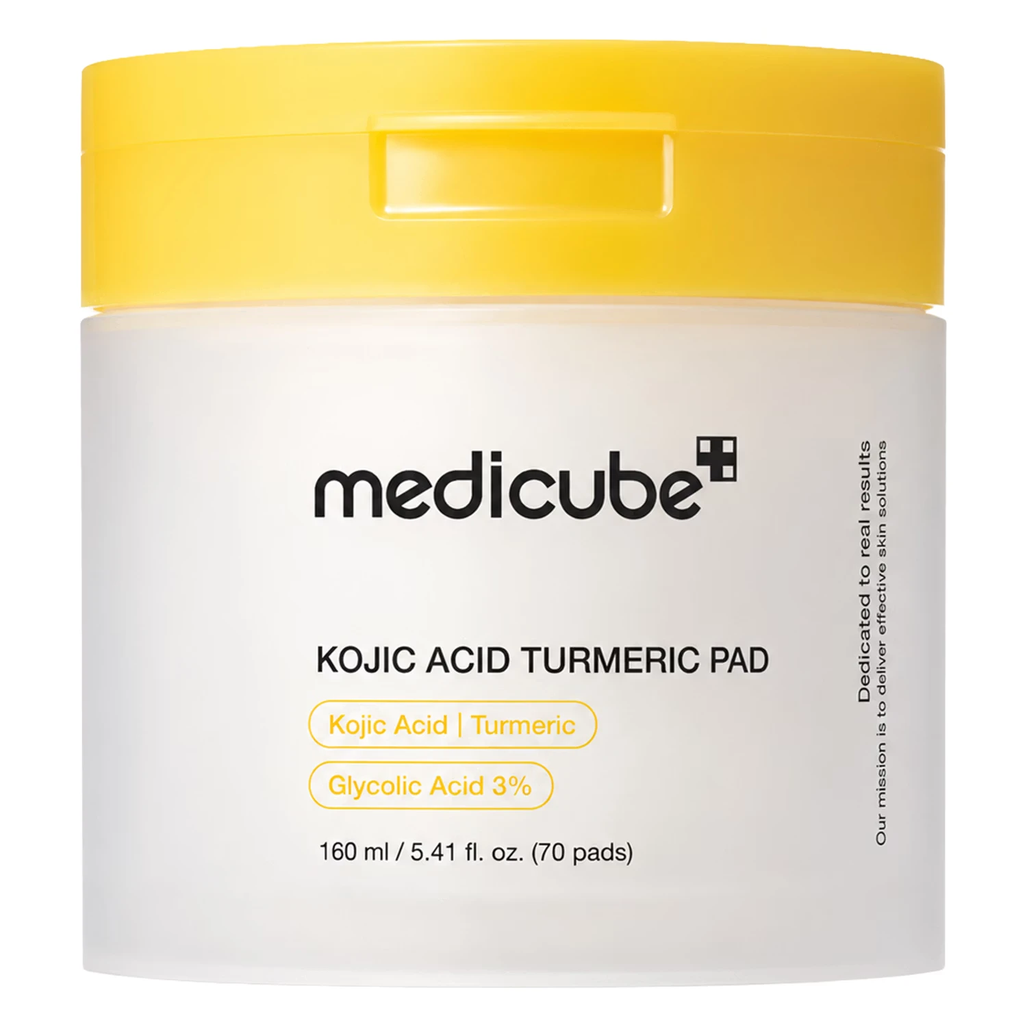 Pads Faciais Medicube Kojic Acid Turmeric - 70 Unidades