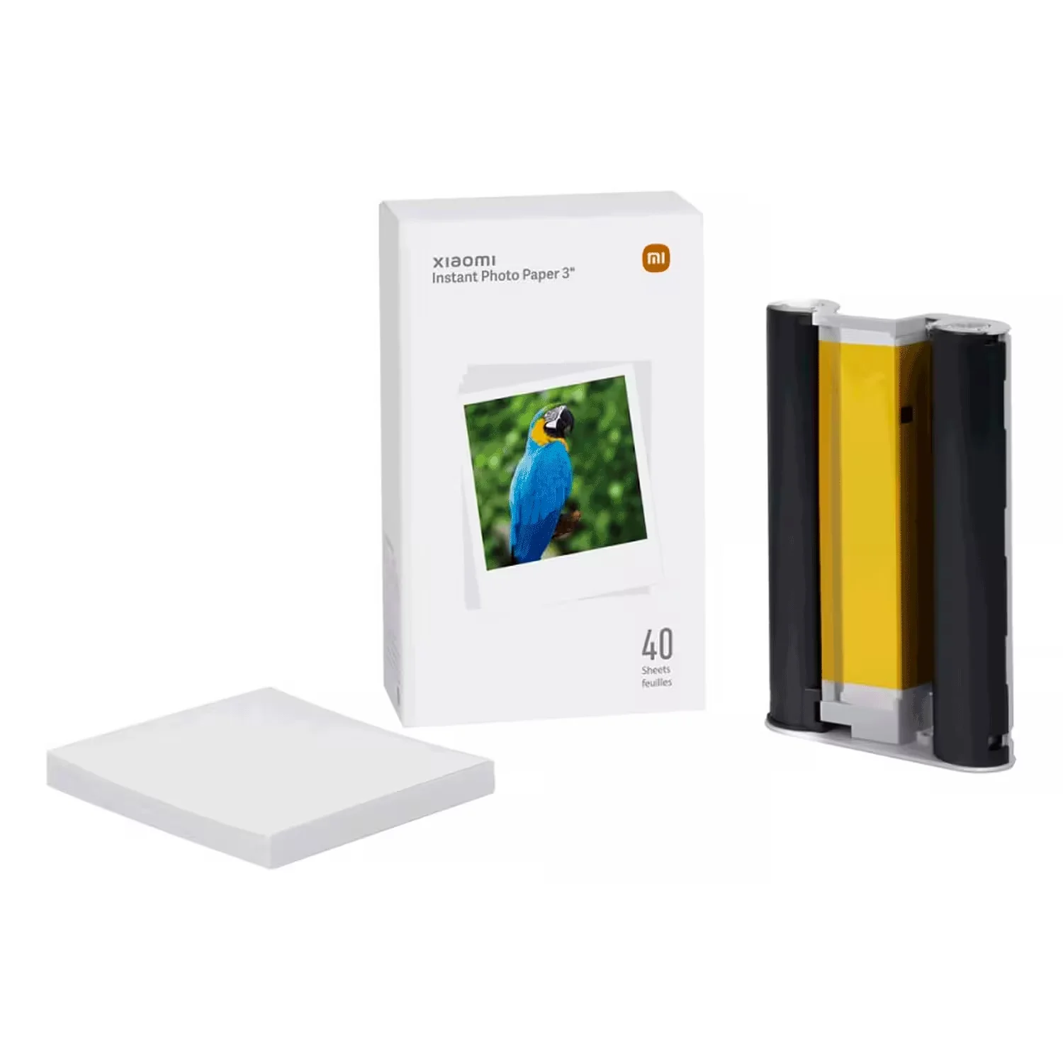 Papel Fotográfico Xiaomi Instant Paper 3" SD30 BHR6756GL para Impressora Instant Photo Printer 1S - 40 Unidades