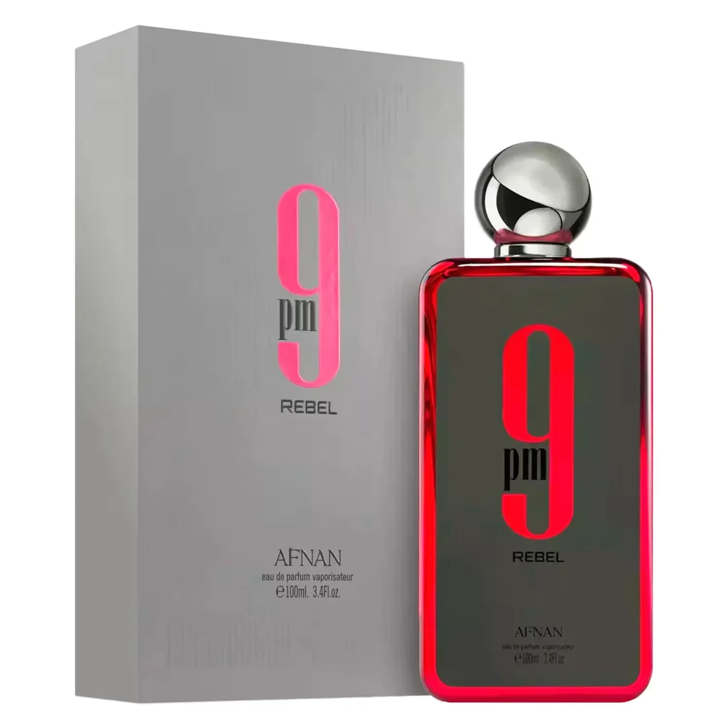 Perfume Afnan 9 PM Rebel  Eau De Parfum Masculino 100ml