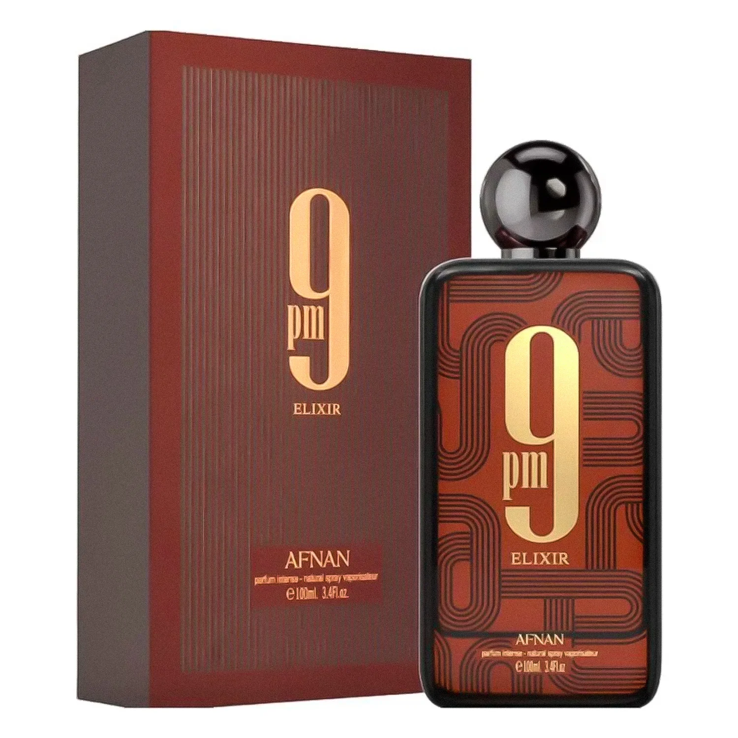 Perfume Afnan 9PM Elixir Parfum Intense Unissex 100ml