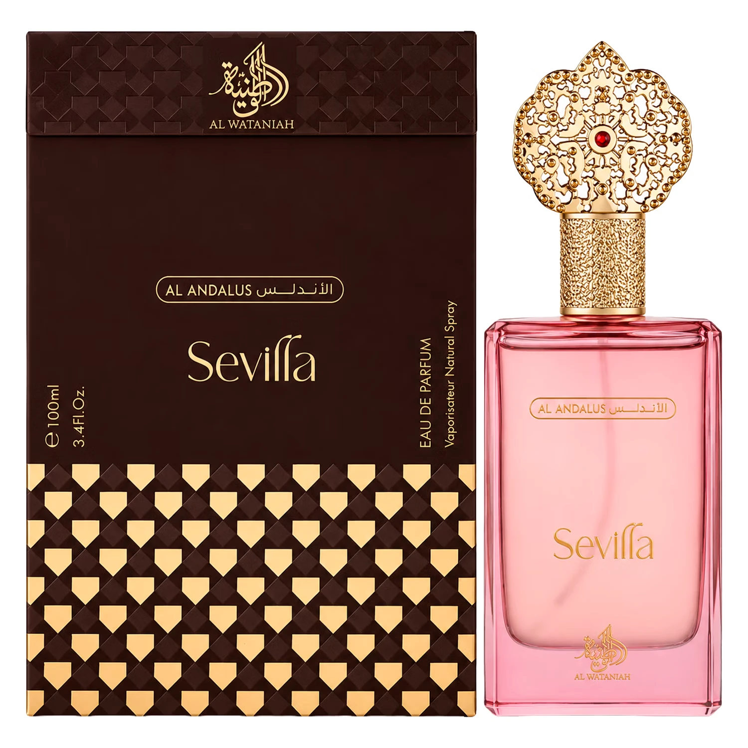 Perfume Al Wataniah Sevilla Eau de Parfum Feminino 100ml