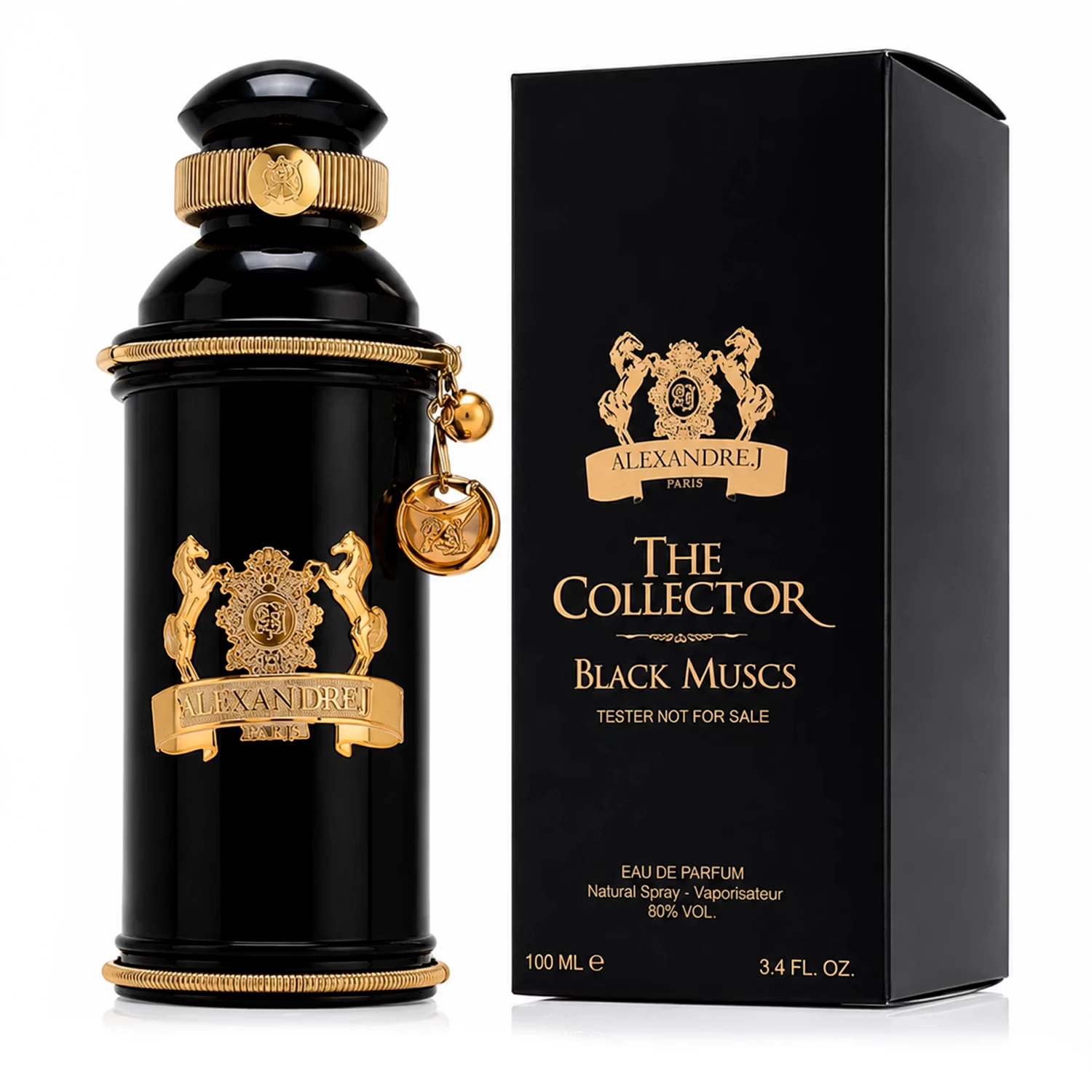 Perfume Alexandre.J Black Muscs Eau de Parfum Feminino 100ml