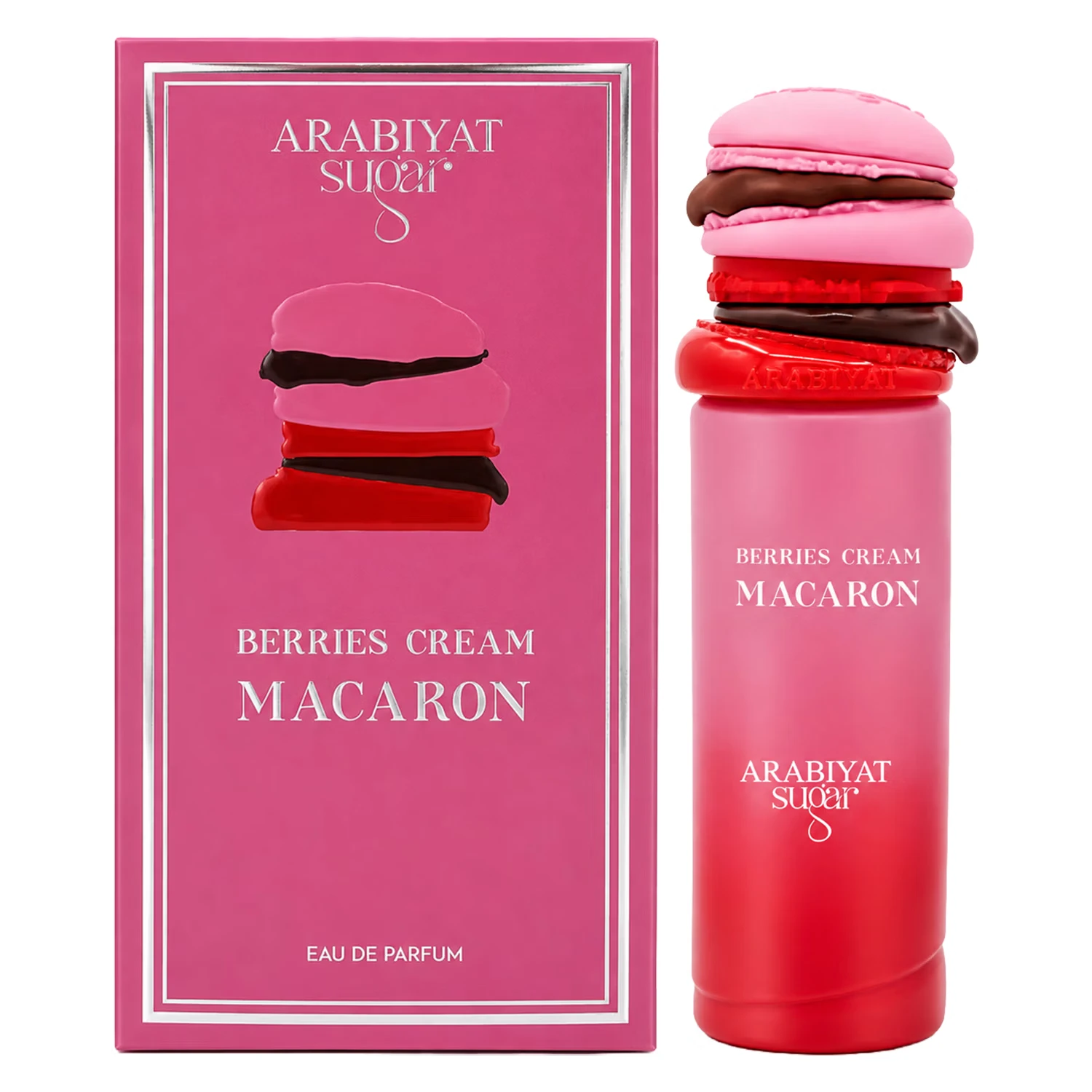 Perfume Arabiyat Sugar Berries Cream Macaron Eau de Parfum Feminino 100ml
