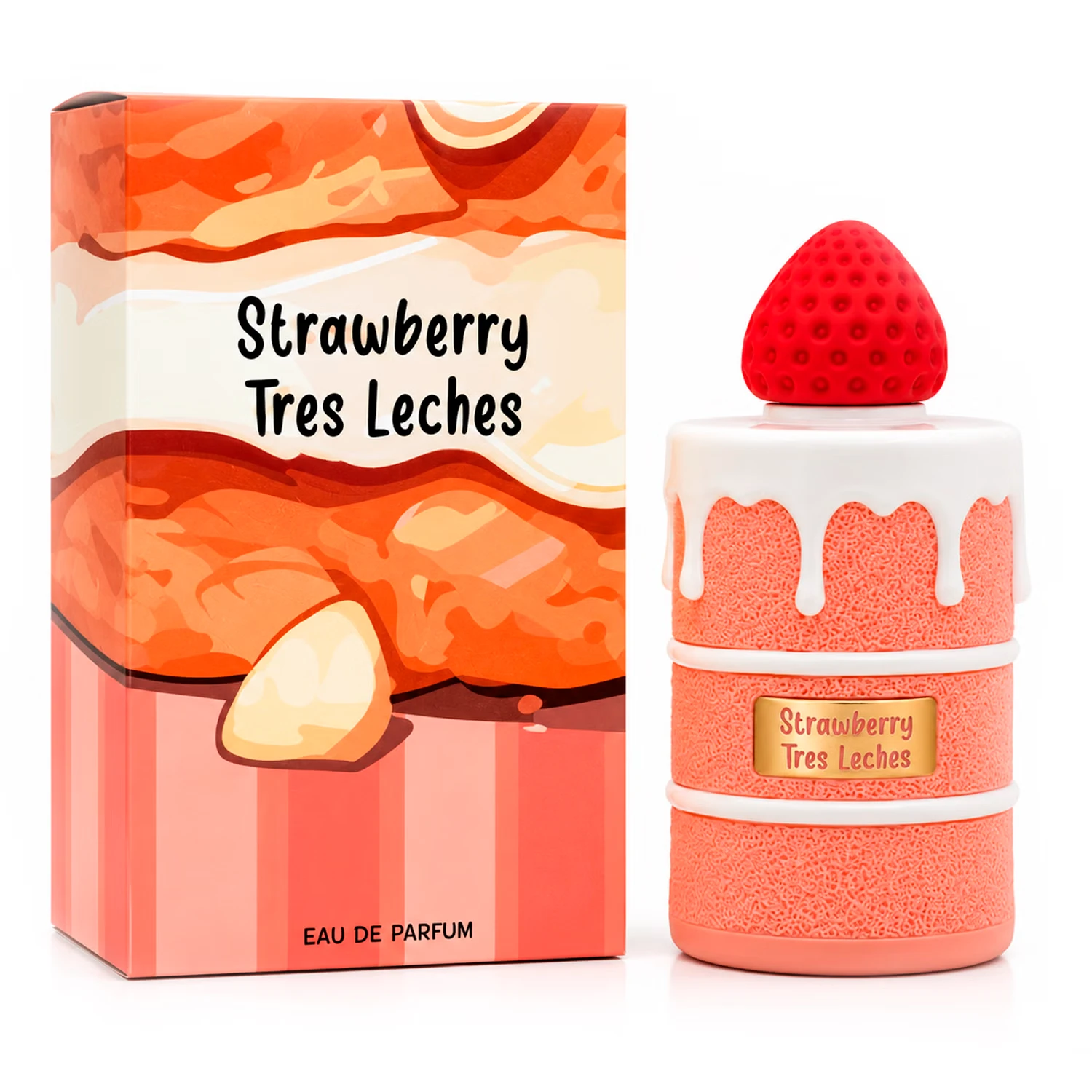 Perfume Arabiyat Sugar Strawberry Tres Leches Eau de Parfum Feminino 100ml