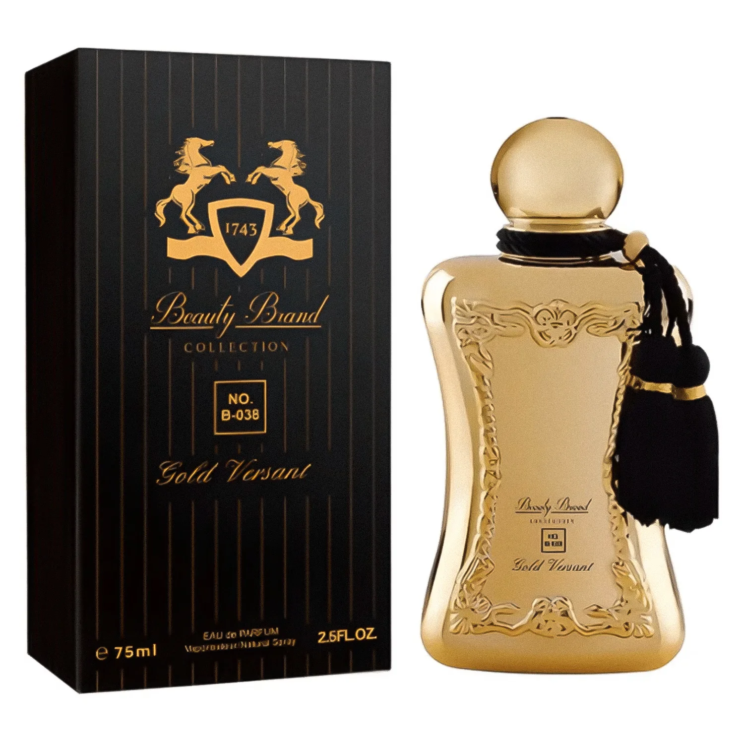 Perfume Beauty Brand B-038 Eau de Parfum Unissex 75ml