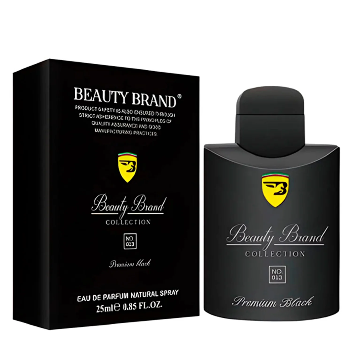 Perfume Beauty Brand Collection 013 Ferrari Premium Black Eau de Parfum Masculino 25ml