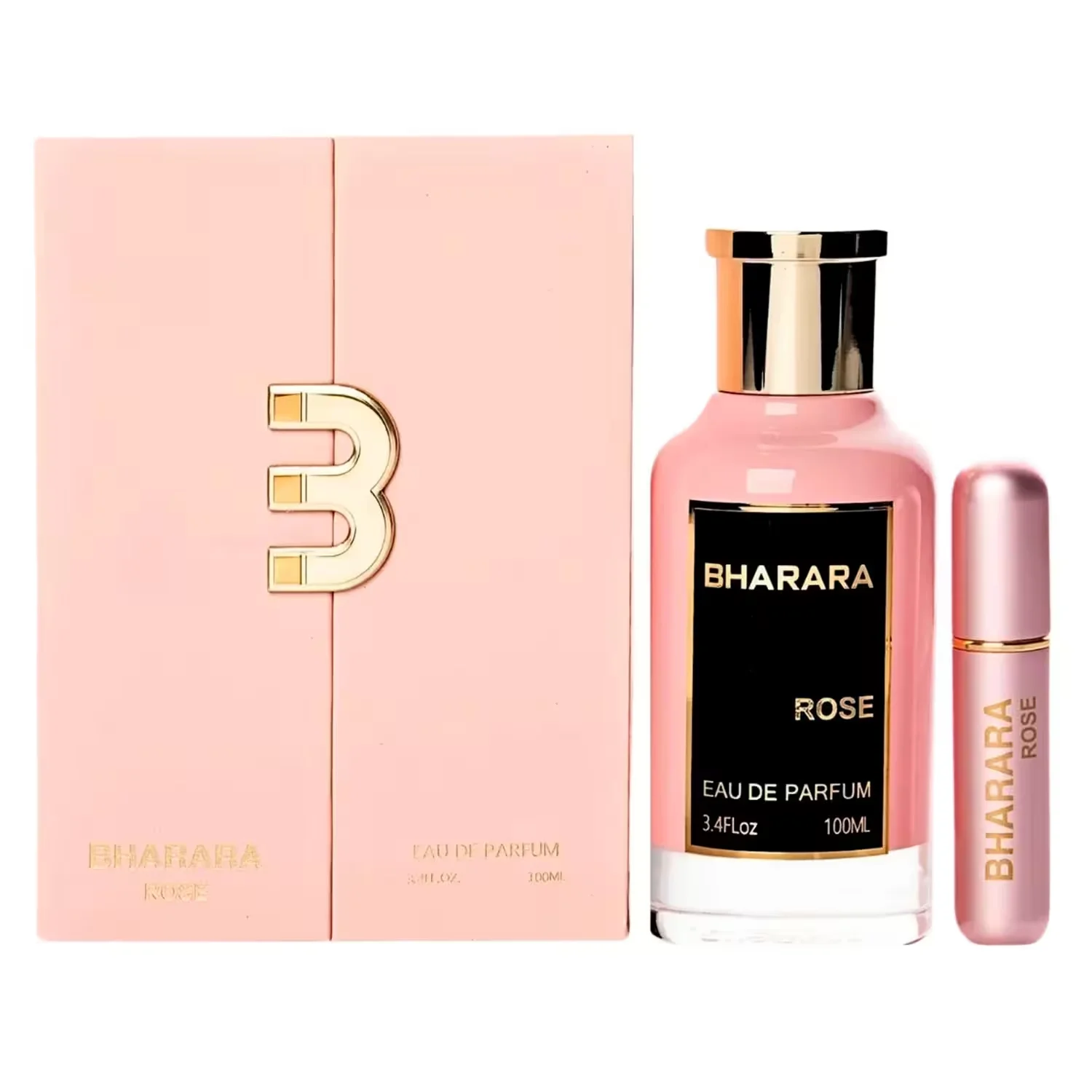 Perfume Bharara Rose Eau de Parfum Feminino 100ml