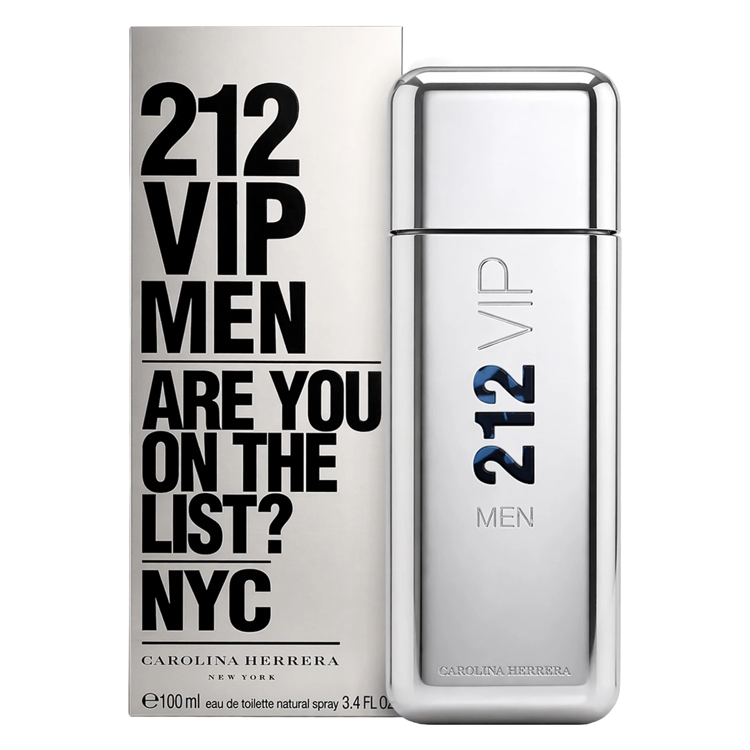 Perfume Carolina Herrera 212 Vip Eau de Toilette Masculino 100ml