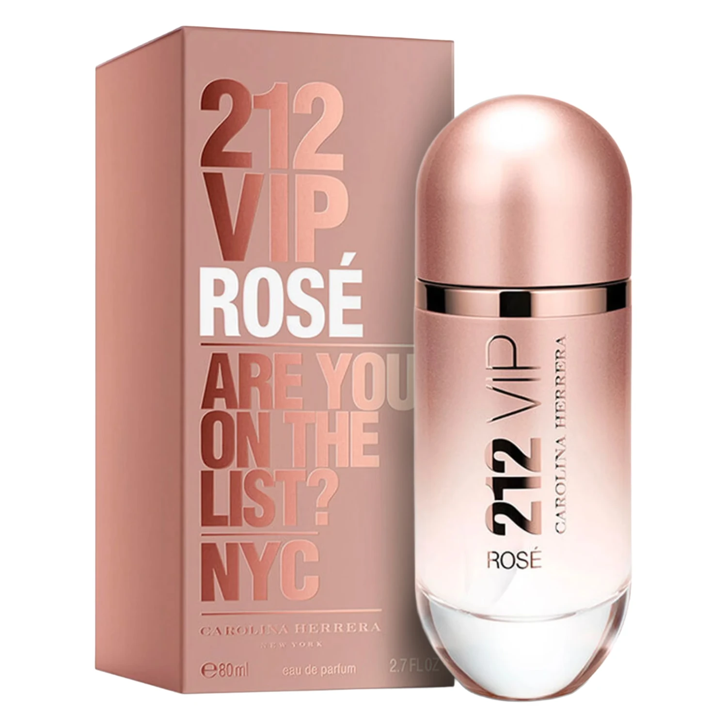 Perfume Carolina Herrera 212 VIP Rosé Eau de Parfum Feminino 80ml