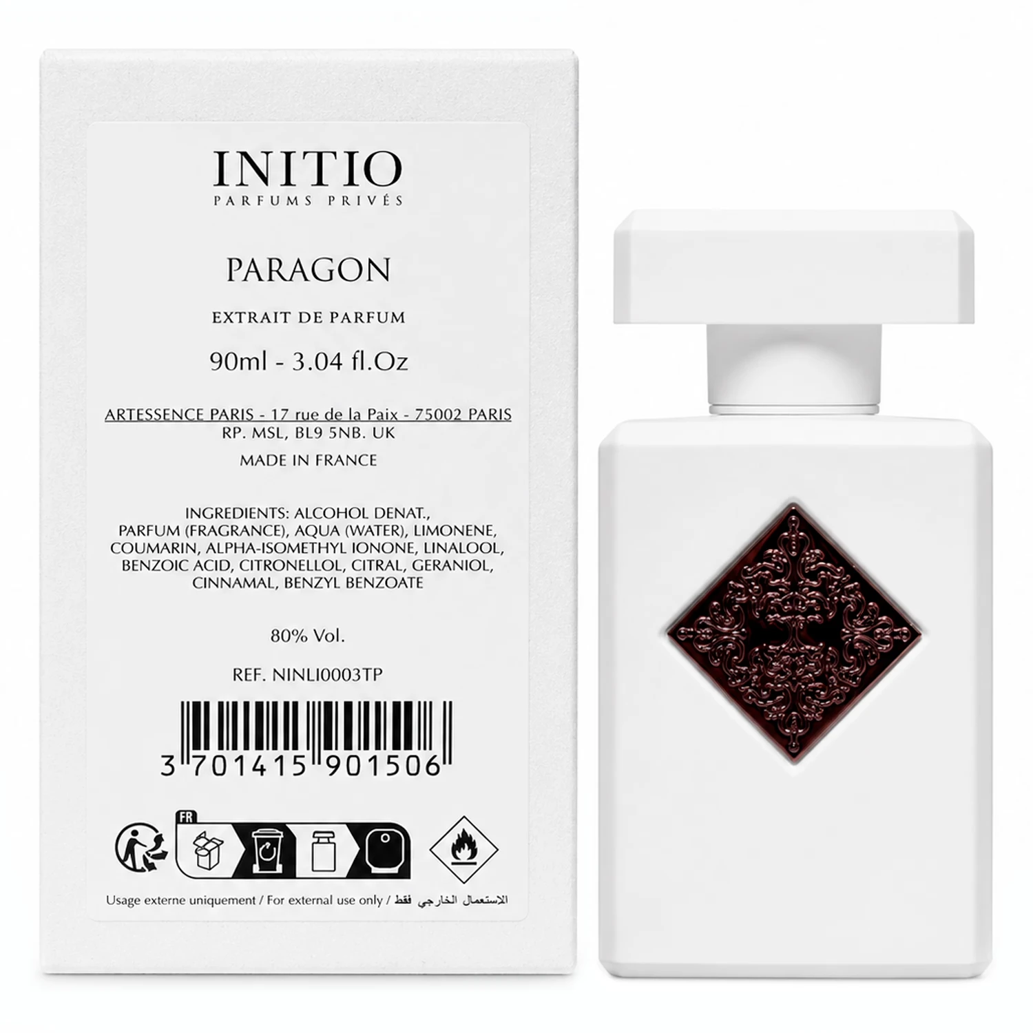 Perfume Initio Paragon Eau de Parfum Unissex 90ml - (Tester)