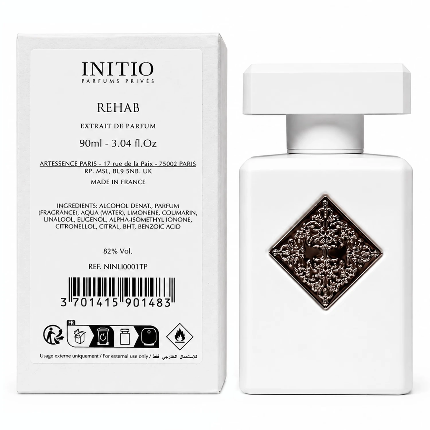 Perfume Initio Rehab Eau de Parfum Unissex 90ml - (Tester)
