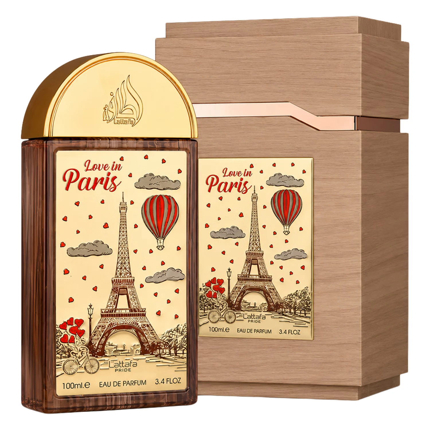 Perfume Lattafa Love In Paris Eau de Parfum Unissex 100ml