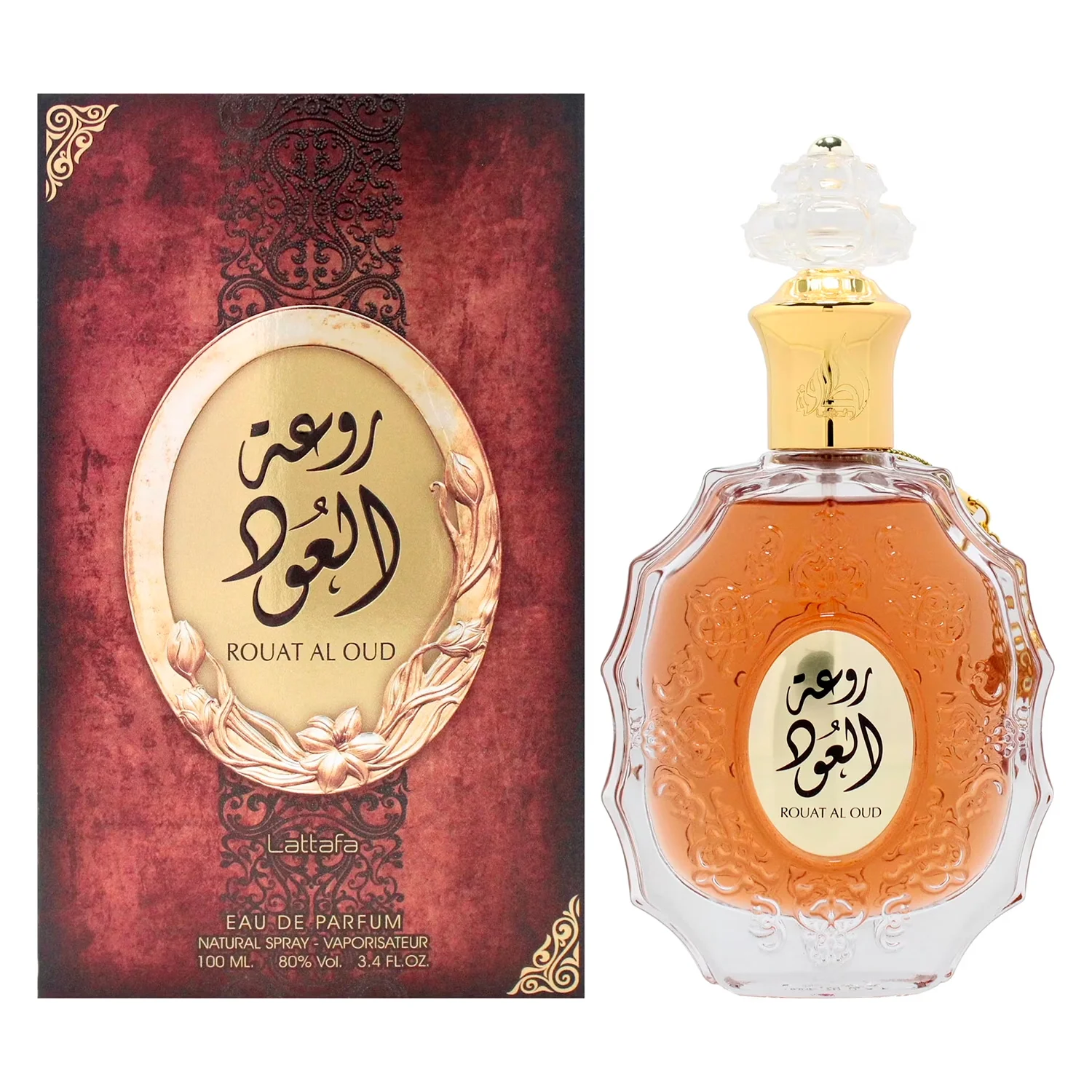Perfume Lattafa Rouat Al Oud Eau de Parfum Unissex 100ml